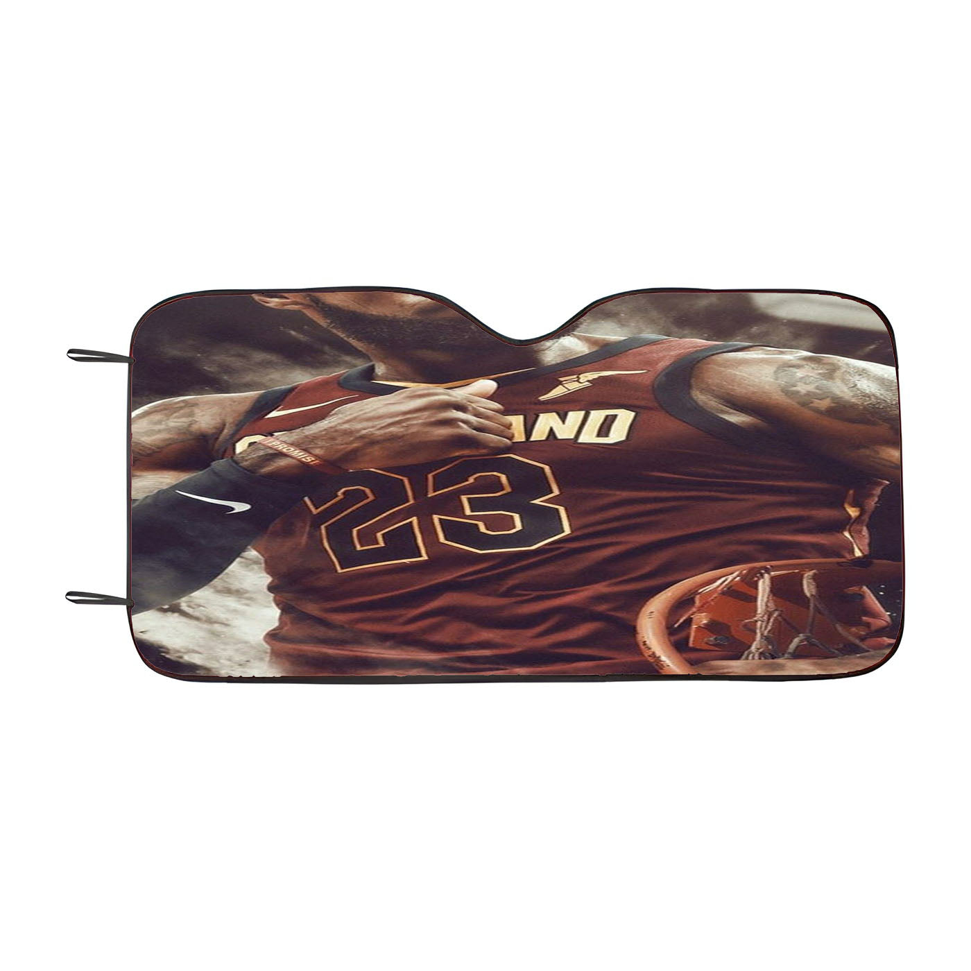 Lebron James 23 Car Auto Sun Shade Windshield Cover
