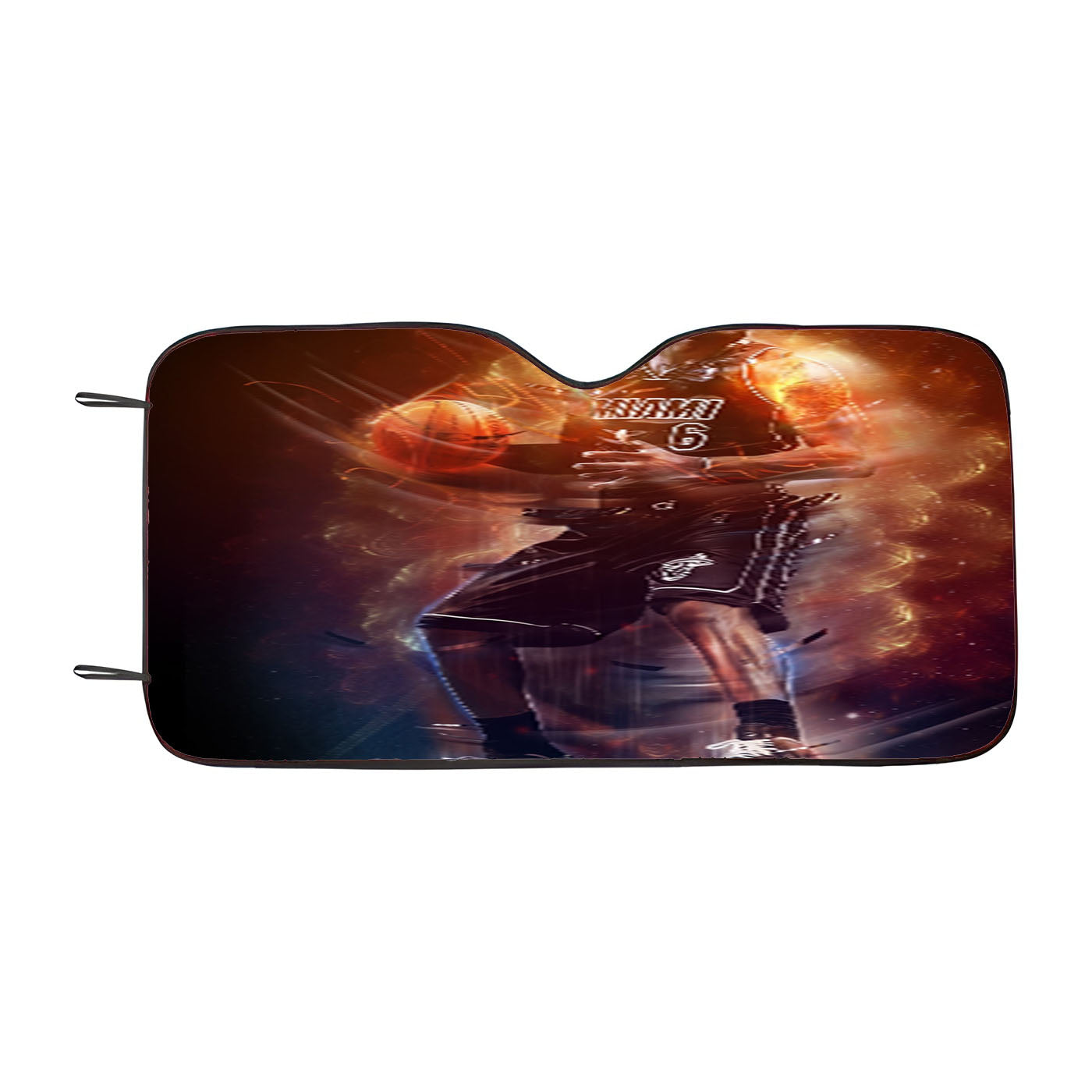 Lebron James Aura Jump Car Auto Sun Shade Windshield Cover