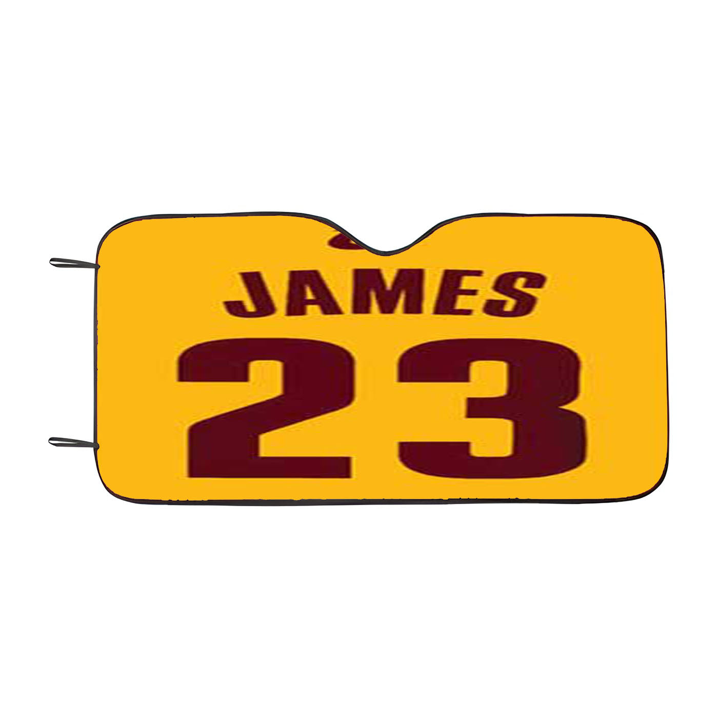 Lebron James Jersey Plain Car Auto Sun Shade Windshield Cover