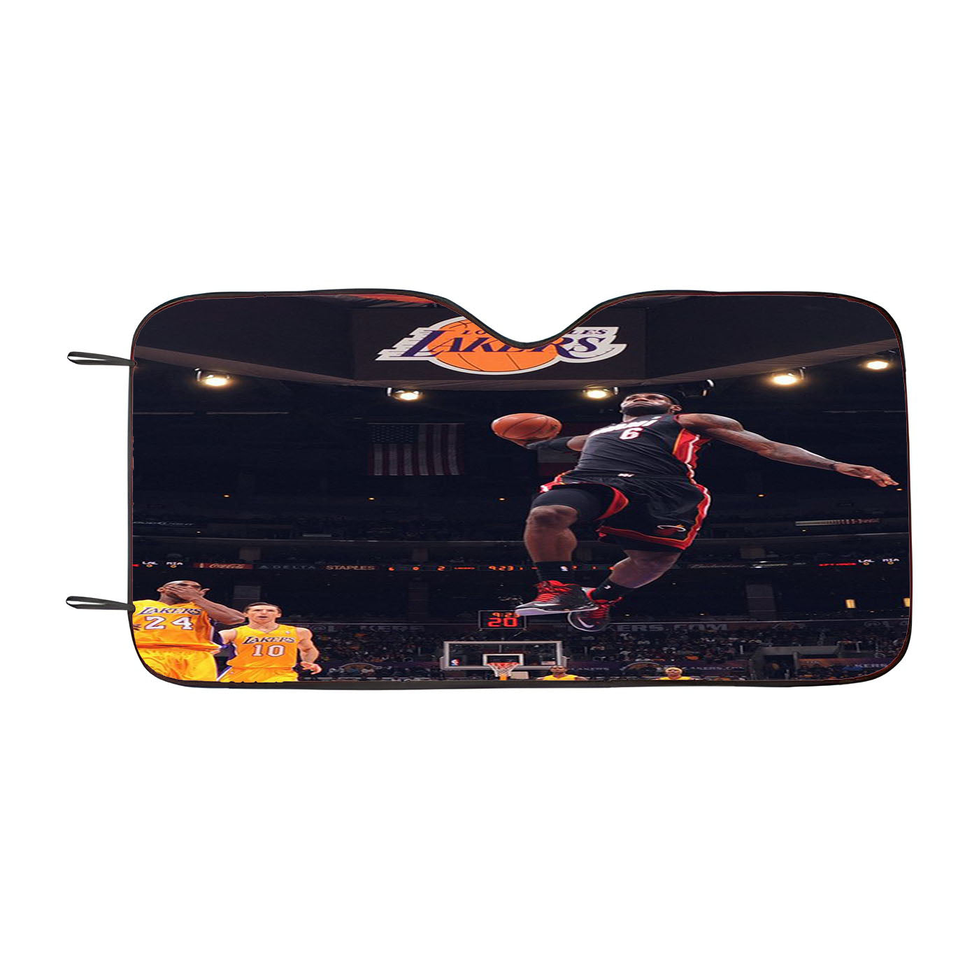 Lebron James Nba Basketball Dunk Car Auto Sun Shade Windshield Cover