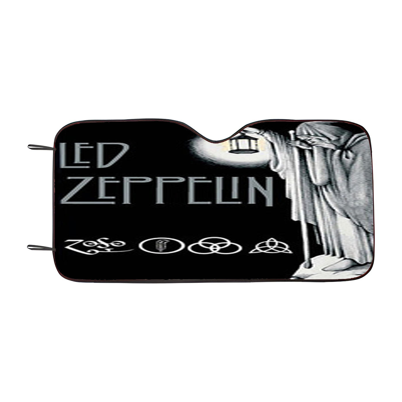 Led Zeppelin Darkness Car Auto Sun Shade Windshield Cover