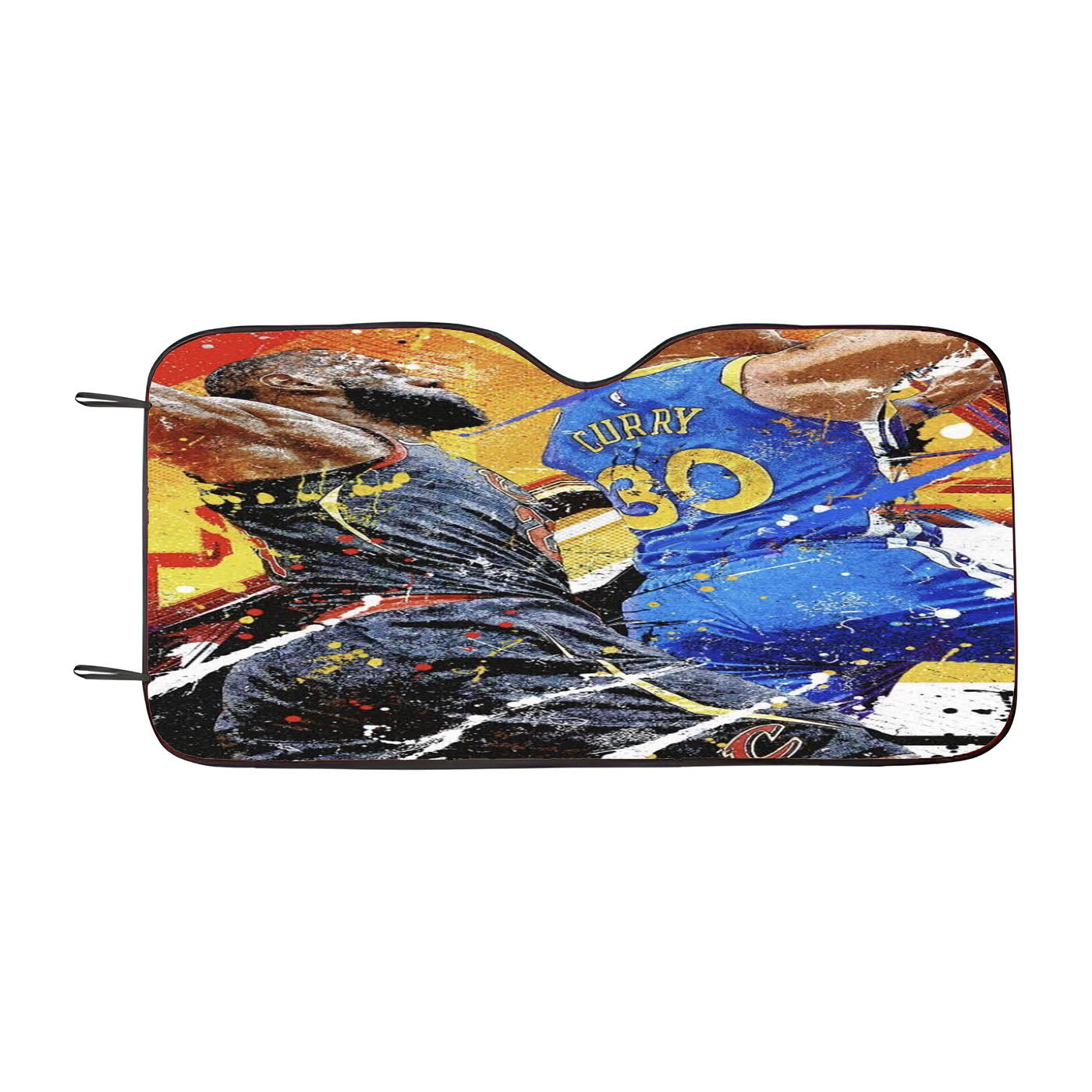 Legend Nba Star Watercolor Style Car Auto Sun Shade Windshield Cover