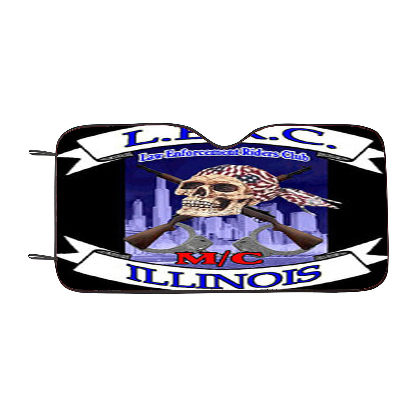 Lers Illinois Car Auto Sun Shade Windshield Cover