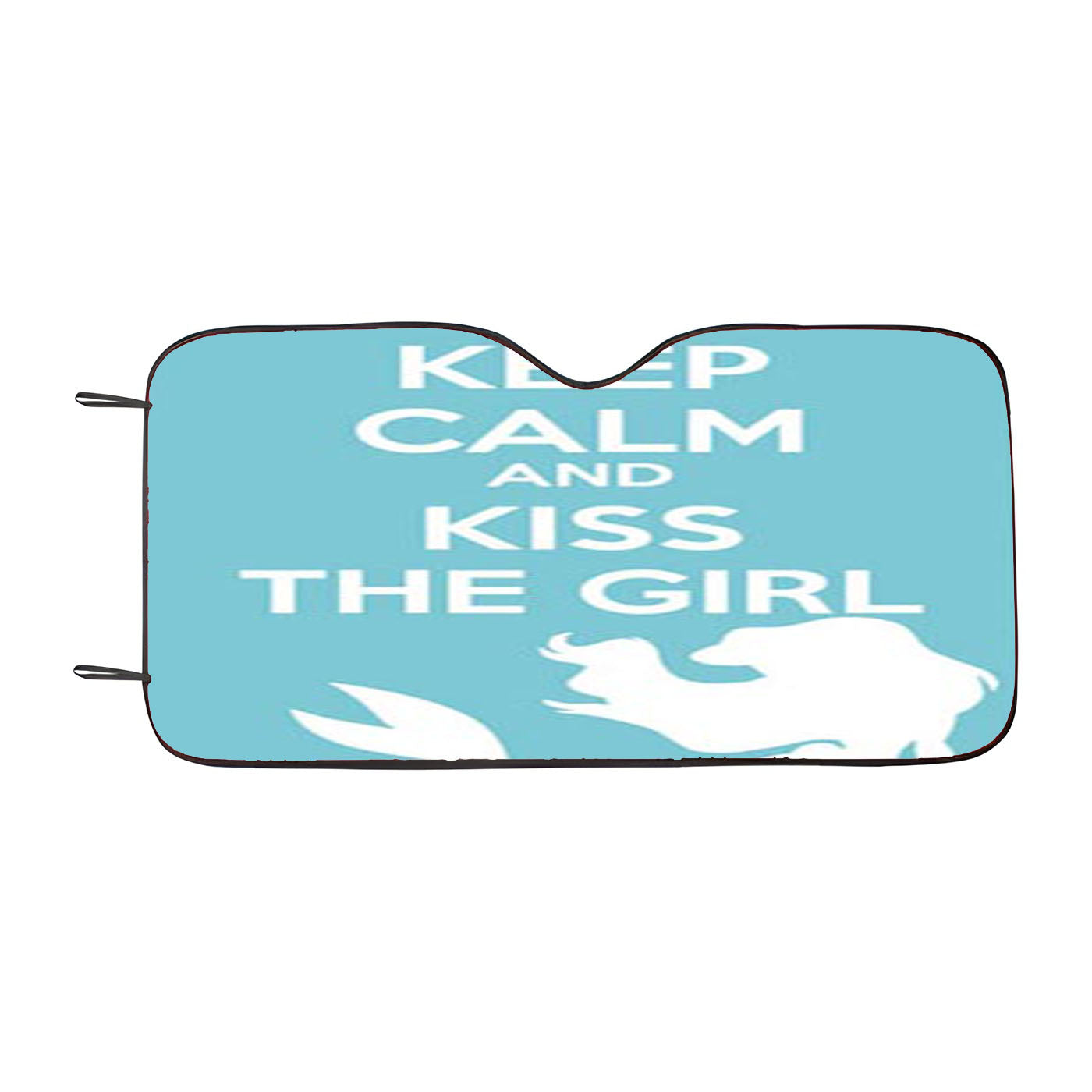 Little Mermaid Keep Calm Car Auto Sun Shade Windshield Cover