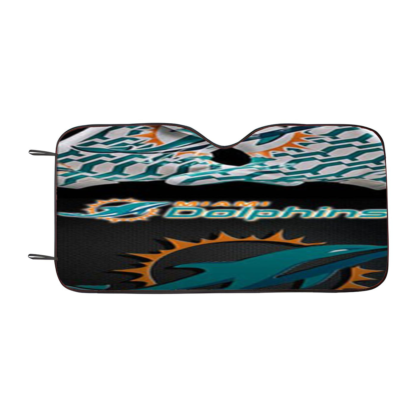 Logo Miami Dolphins Car Auto Sun Shade Windshield Cover