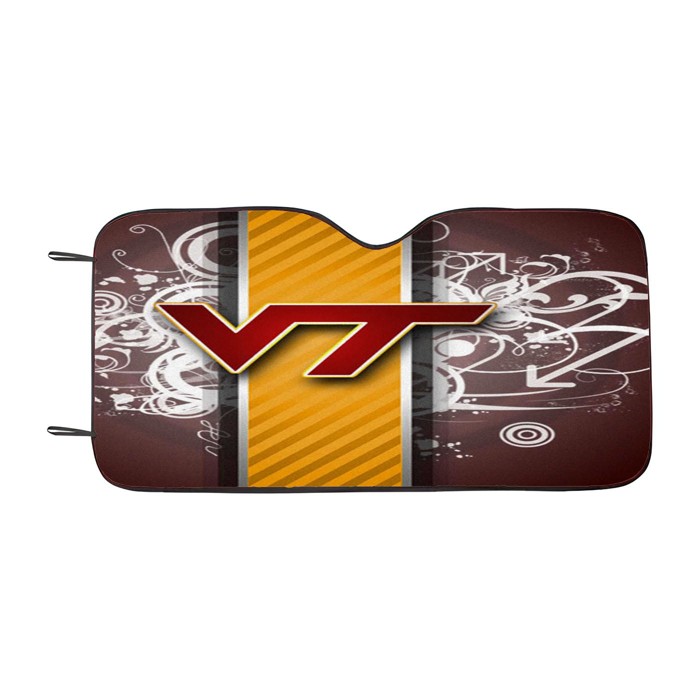 Logo Virginia Tech Car Auto Sun Shade Windshield Cover