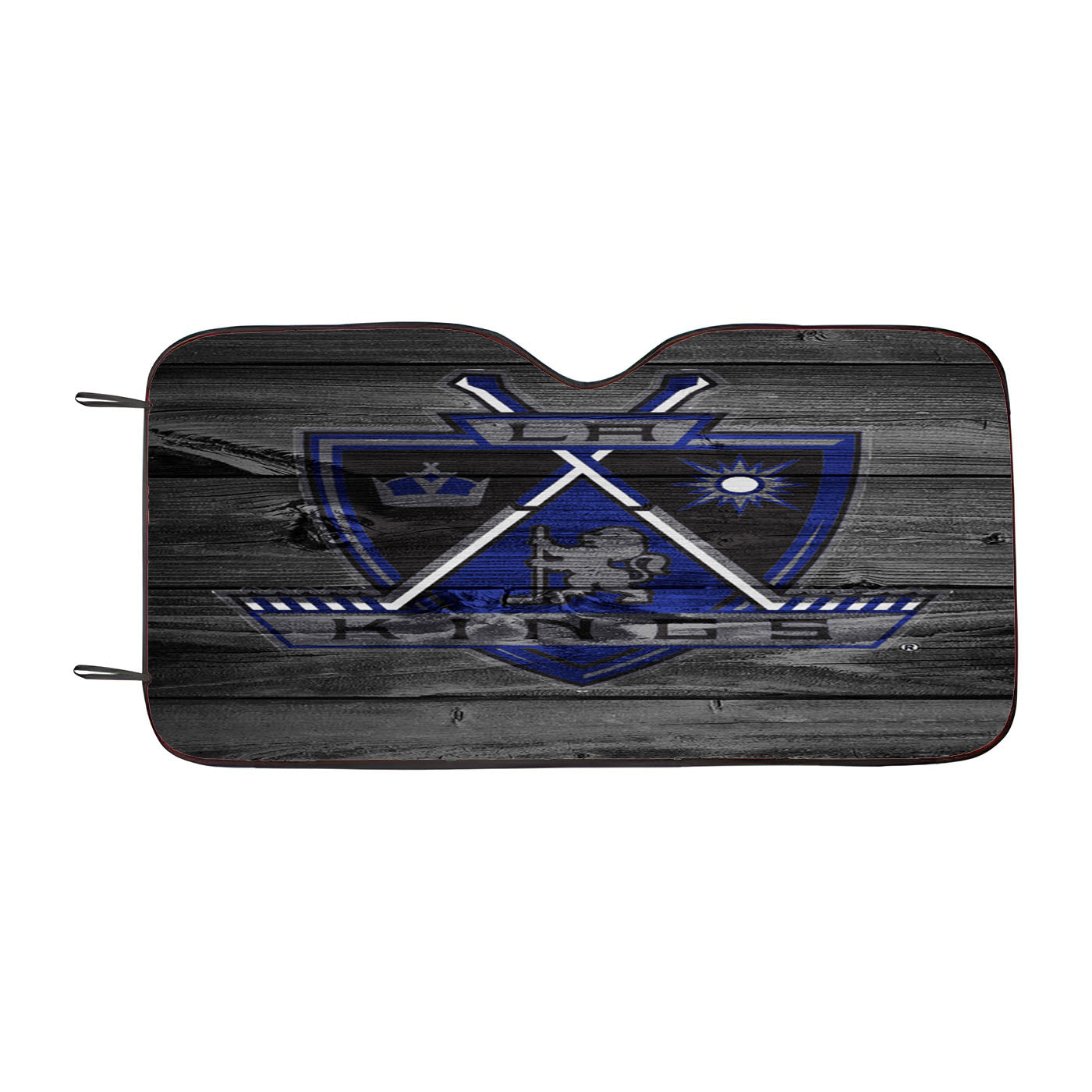 Los Angeles Kings Nhl Logo Dark Wood Car Auto Sun Shade Windshield Cover