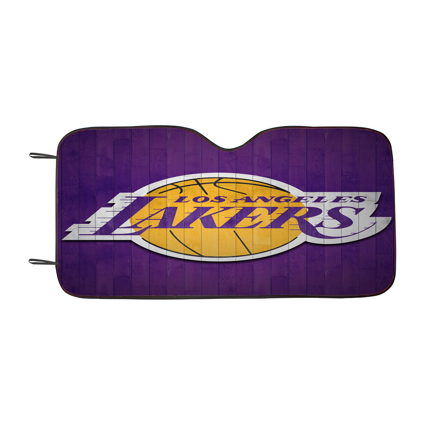 Los Angeles Lakers Wood Logo Car Auto Sun Shade Windshield Cover