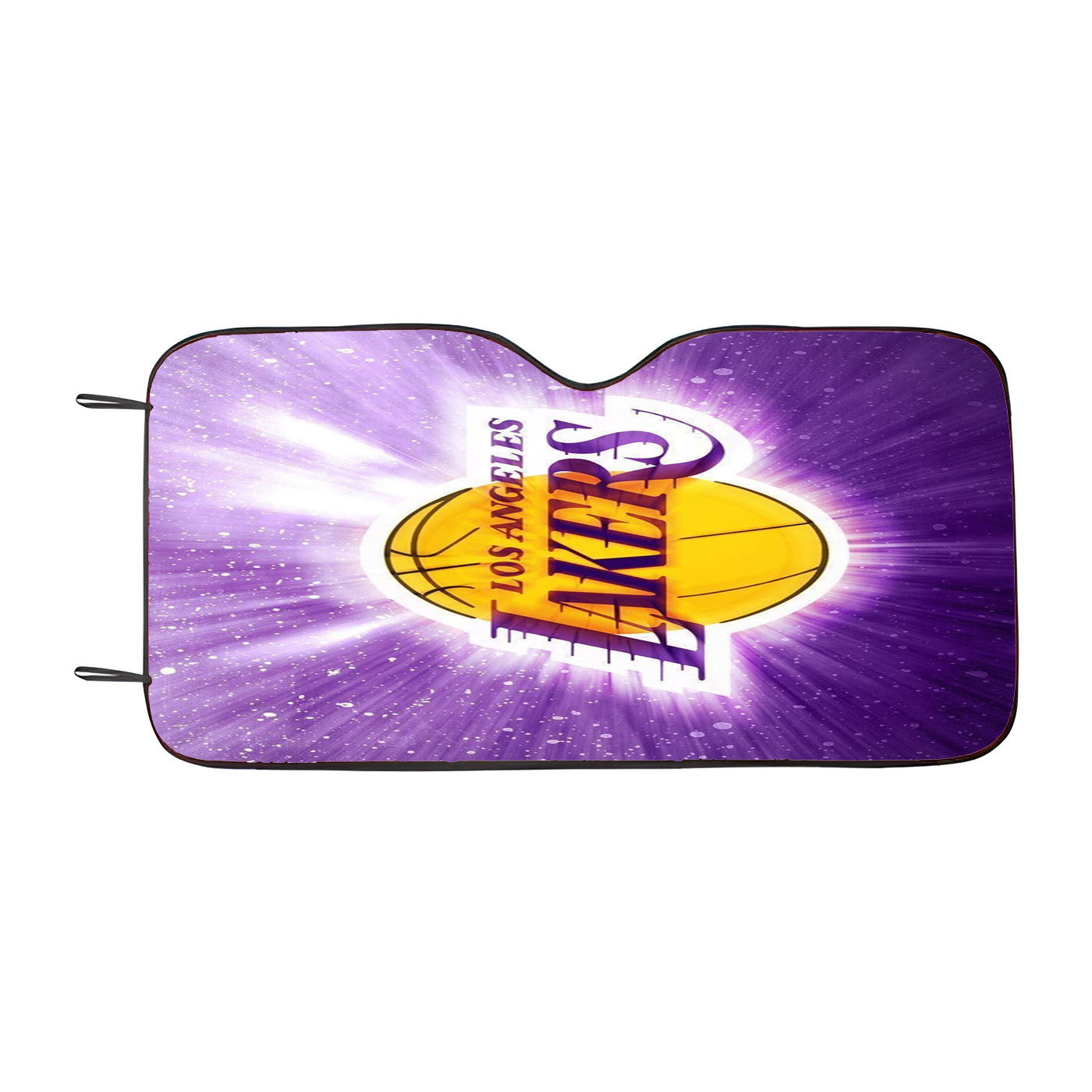 Los Angles Lakers Purple Color Galaxy Car Auto Sun Shade Windshield Cover