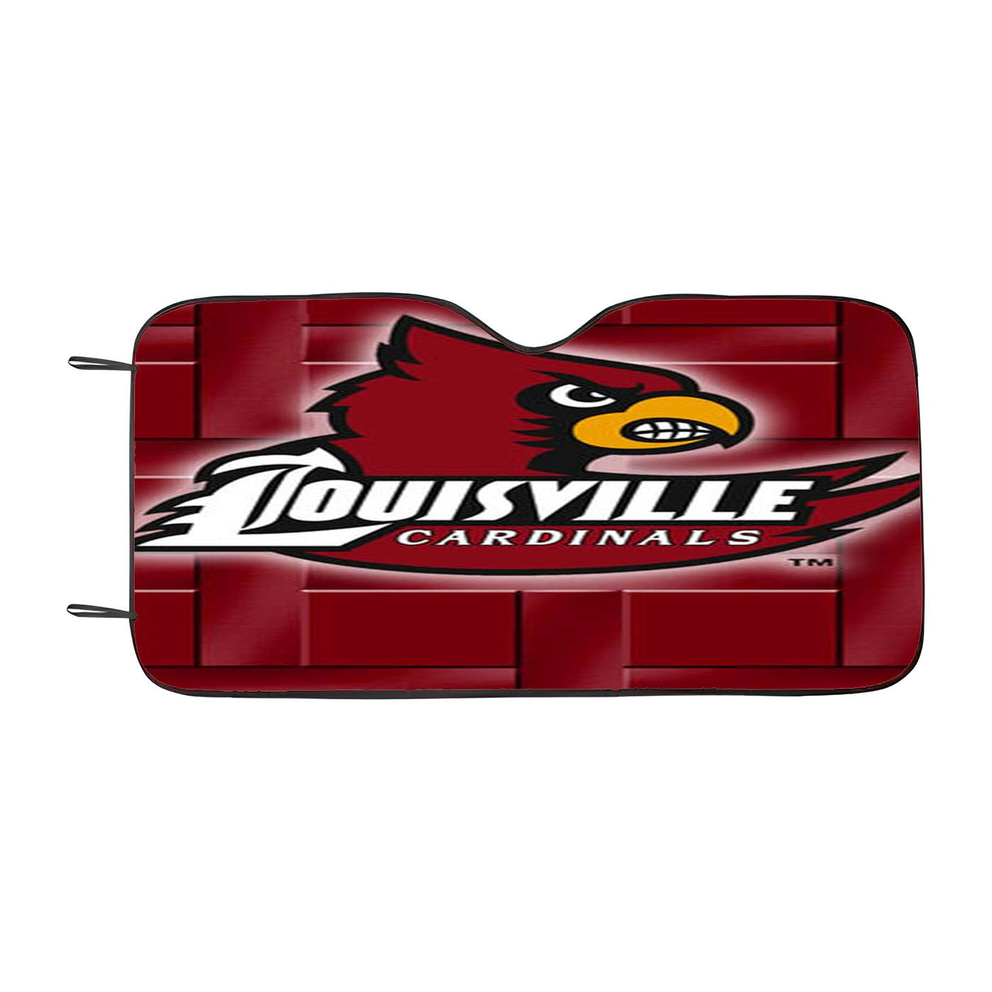 Louisville Cardinal Logo Car Auto Sun Shade Windshield Cover