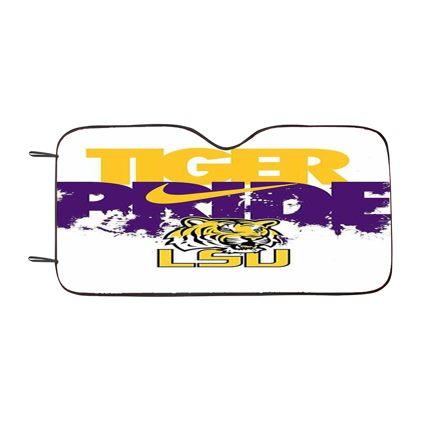 Lsu Tigers Nike Logo Car Auto Sun Shade Windshield Cover