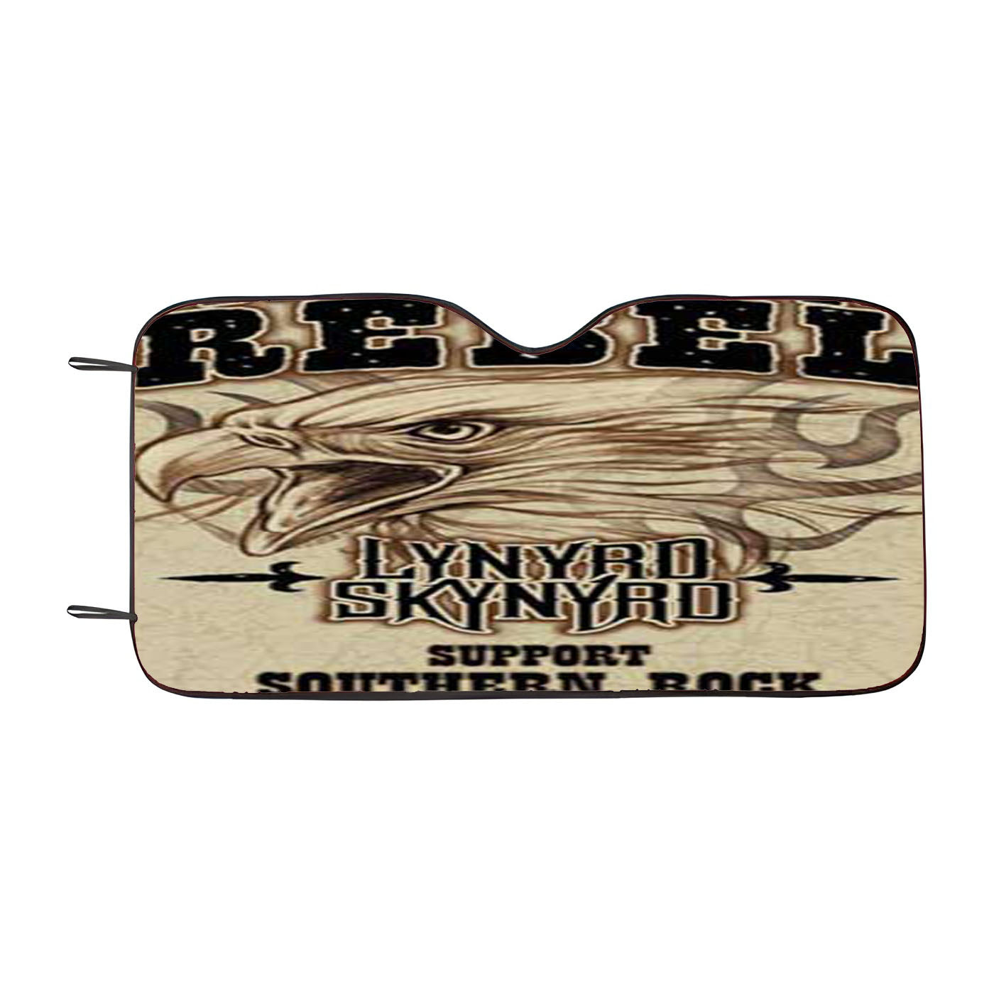 Lynyrd Skynyrd Last Rebel Car Auto Sun Shade Windshield Cover