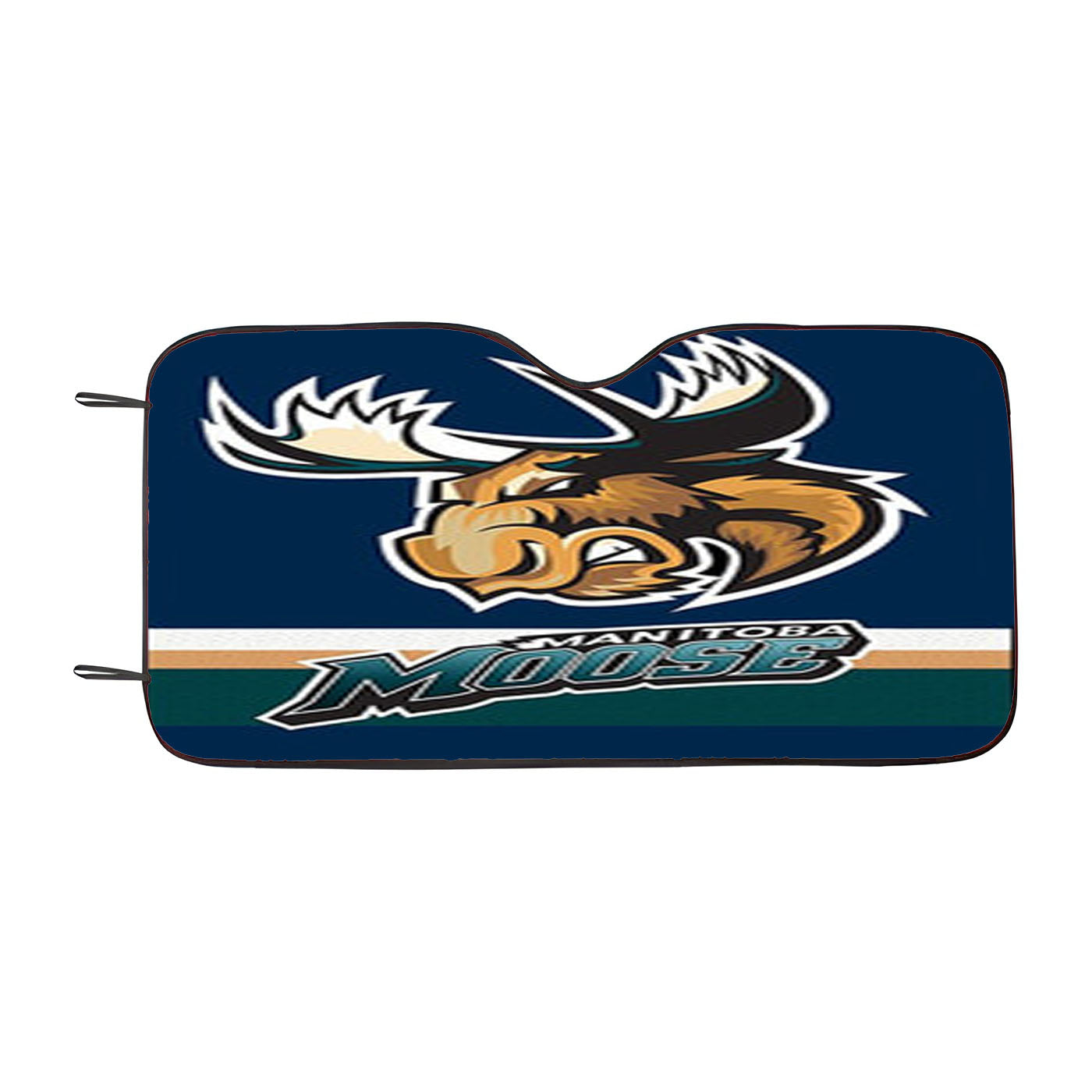 Manitoba Moose Hockey Car Auto Sun Shade Windshield Cover