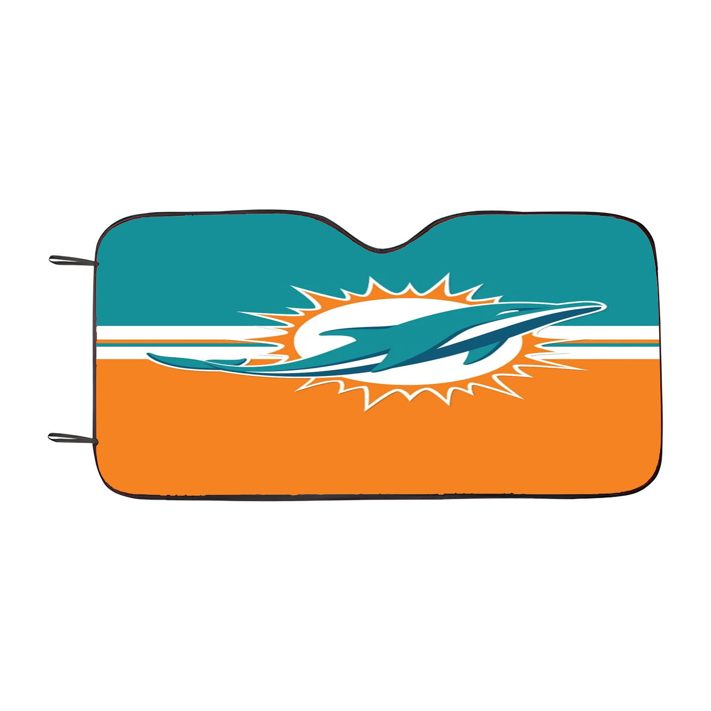 Miami Dolphin Mascot Wallpaper Car Auto Sun Shade Windshield Cover