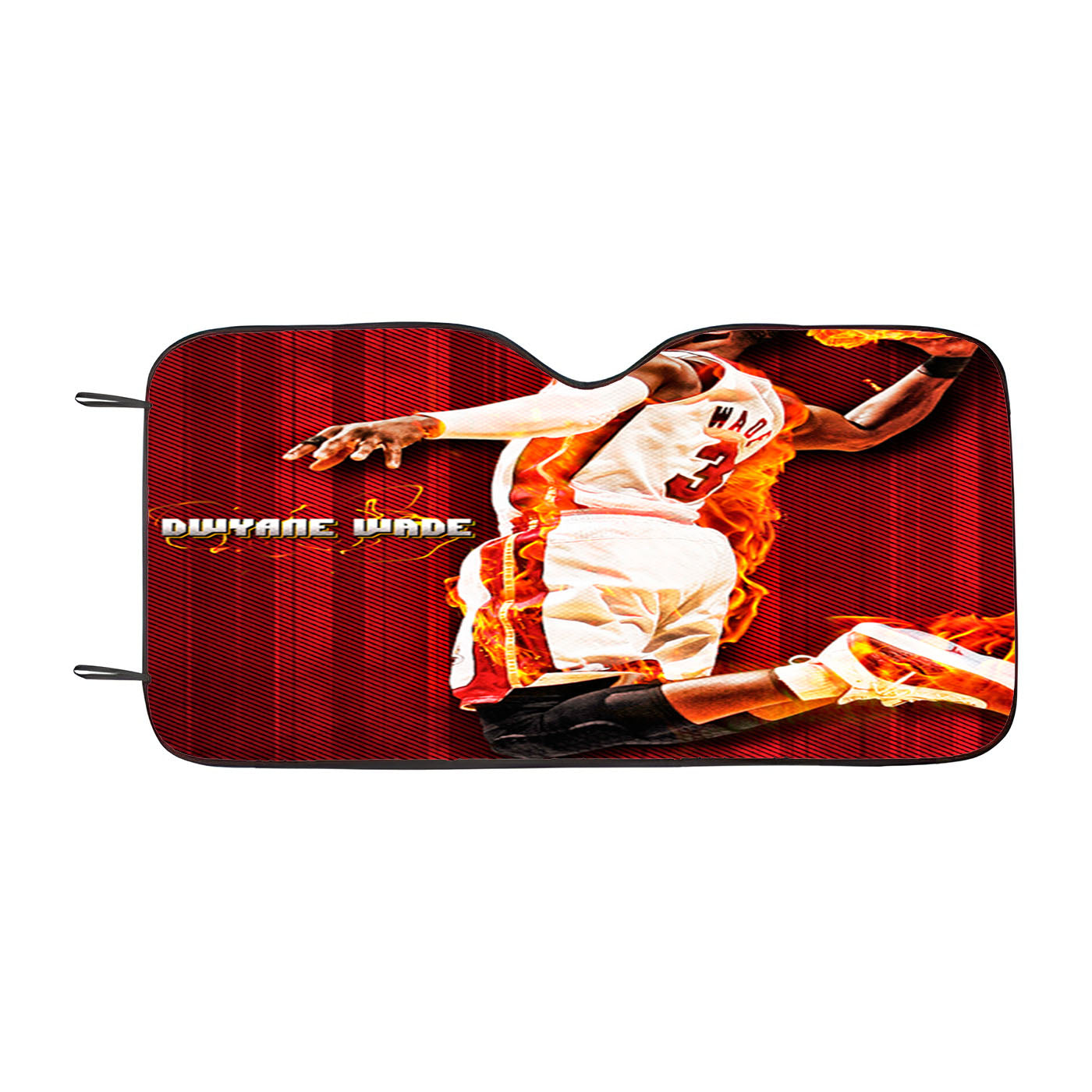 Miami Heat Dwyane Wade Car Auto Sun Shade Windshield Cover