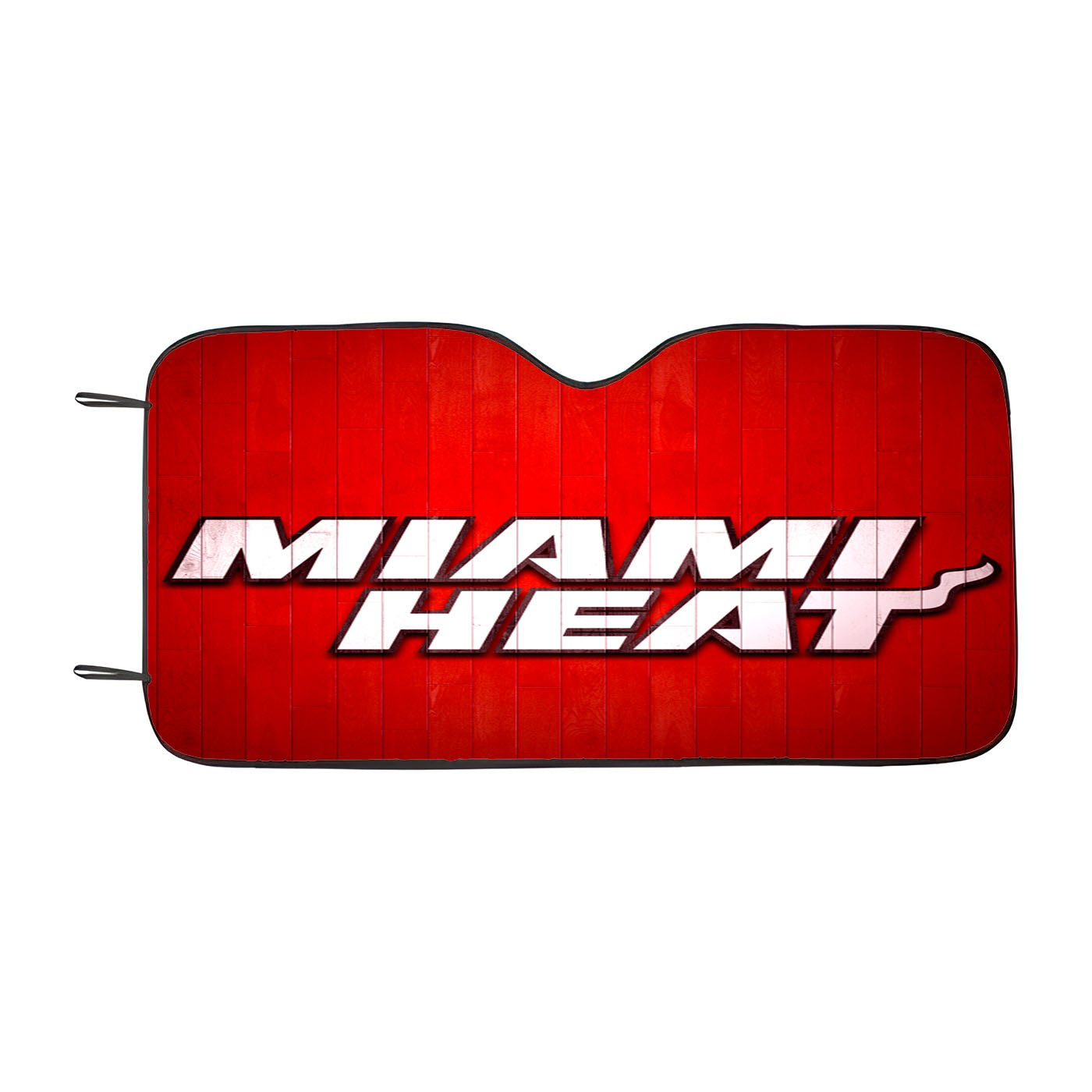 Miami Heat Hardwood Car Auto Sun Shade Windshield Cover