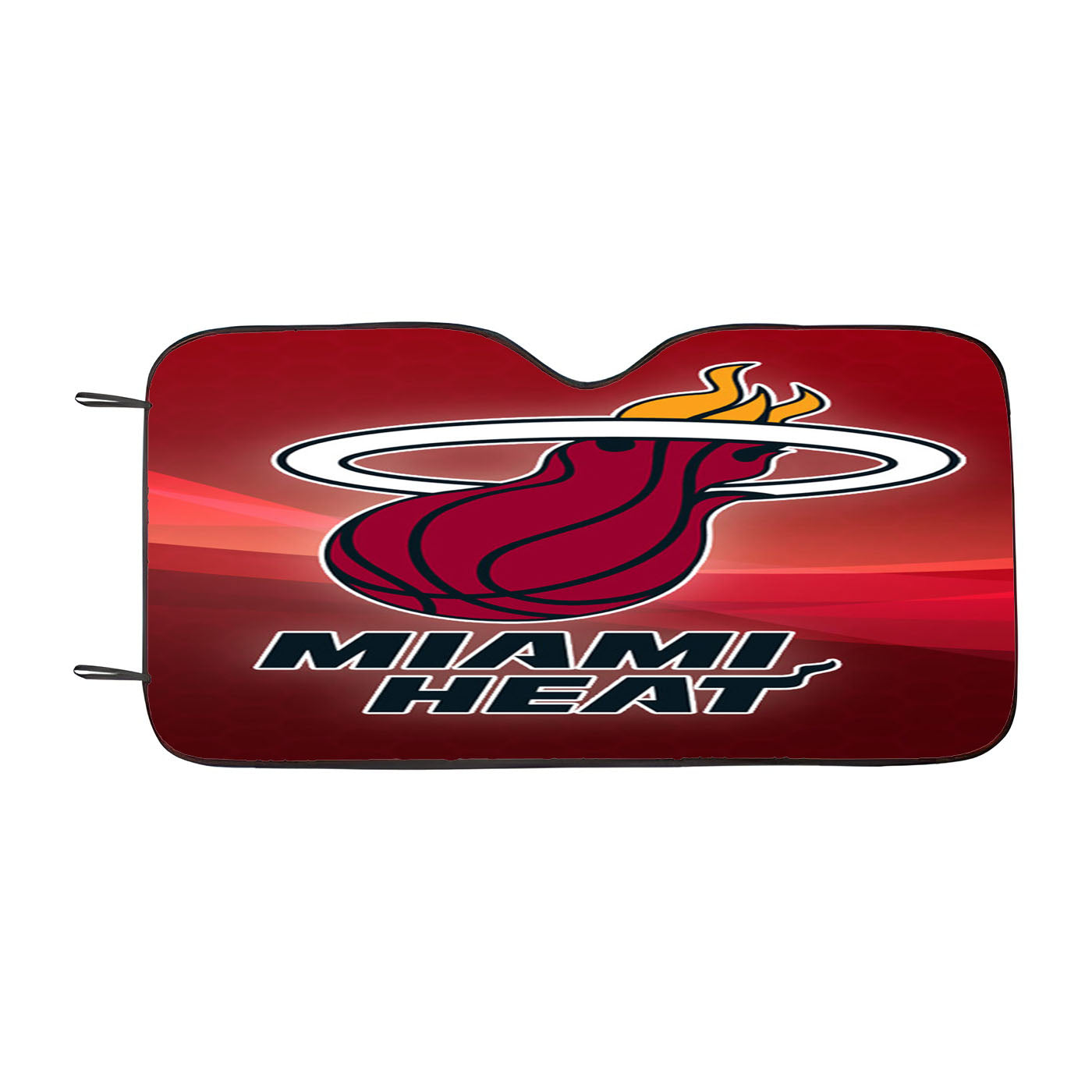 Miami Heat Nba Logo Wallpaper Car Auto Sun Shade Windshield Cover