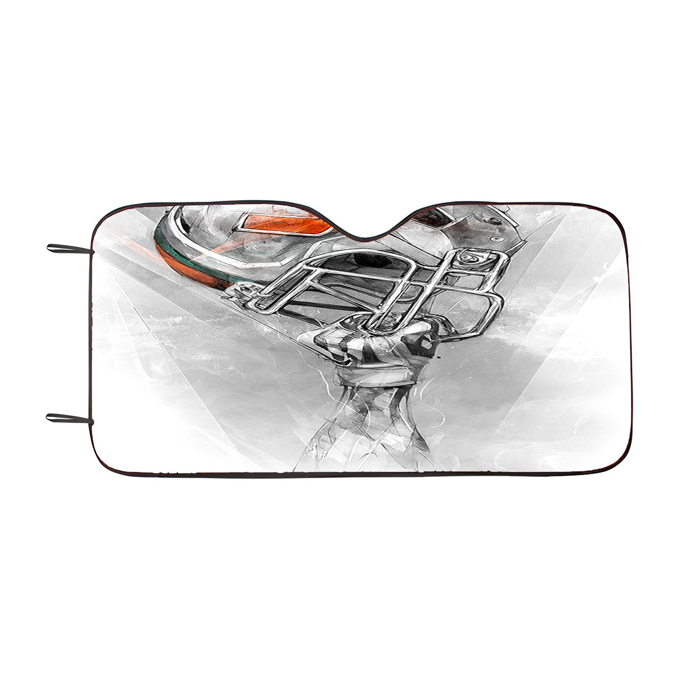 Miami Hurricanes Helmets Car Auto Sun Shade Windshield Cover