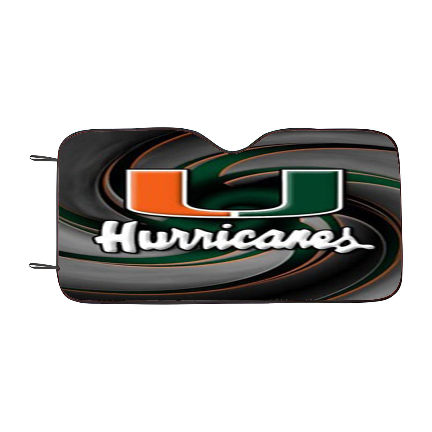 Miami Hurricanes Icon Car Auto Sun Shade Windshield Cover