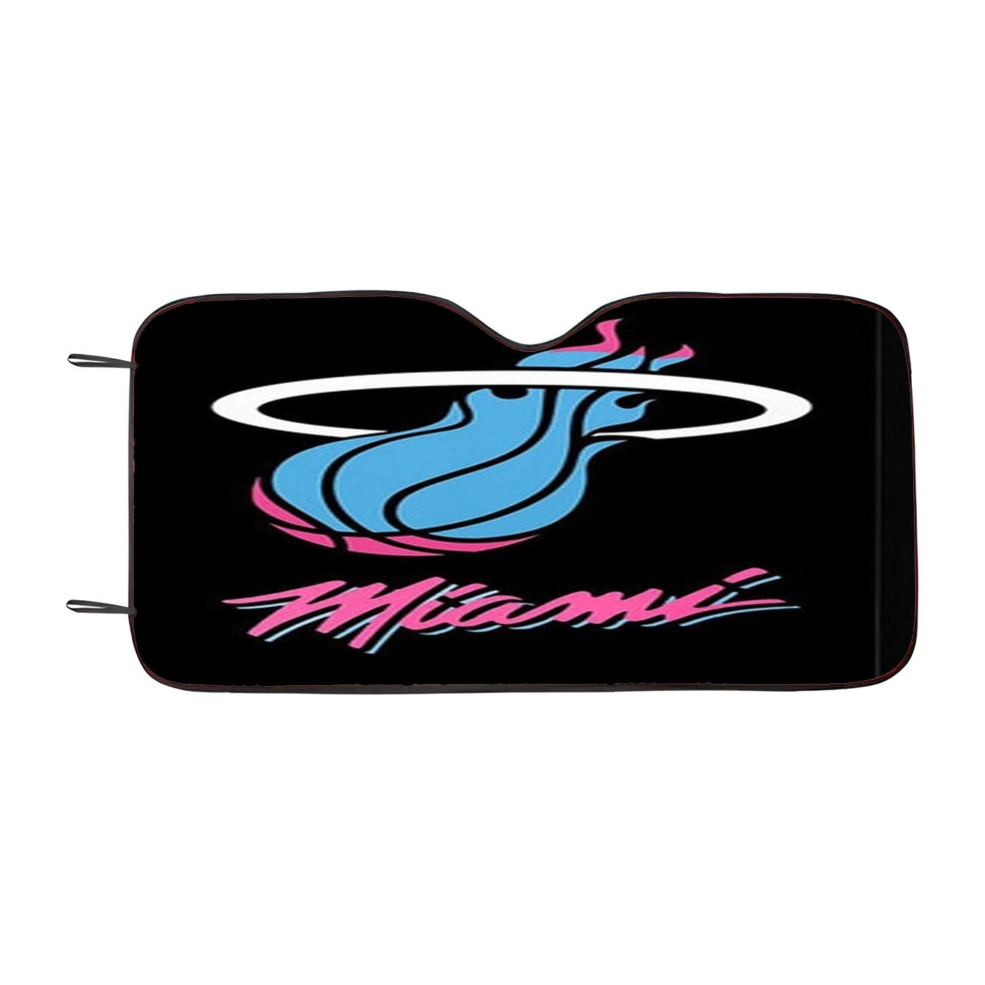 Miami Pink Blue Car Auto Sun Shade Windshield Cover