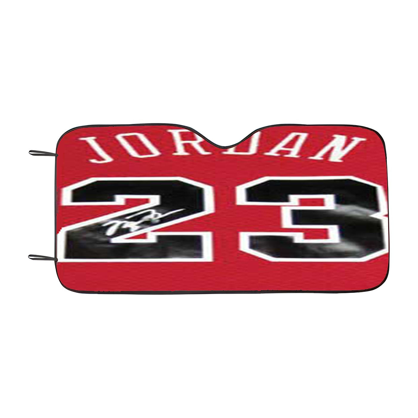 Michael Jordan Jersey Signed Car Auto Sun Shade Windshield Cover