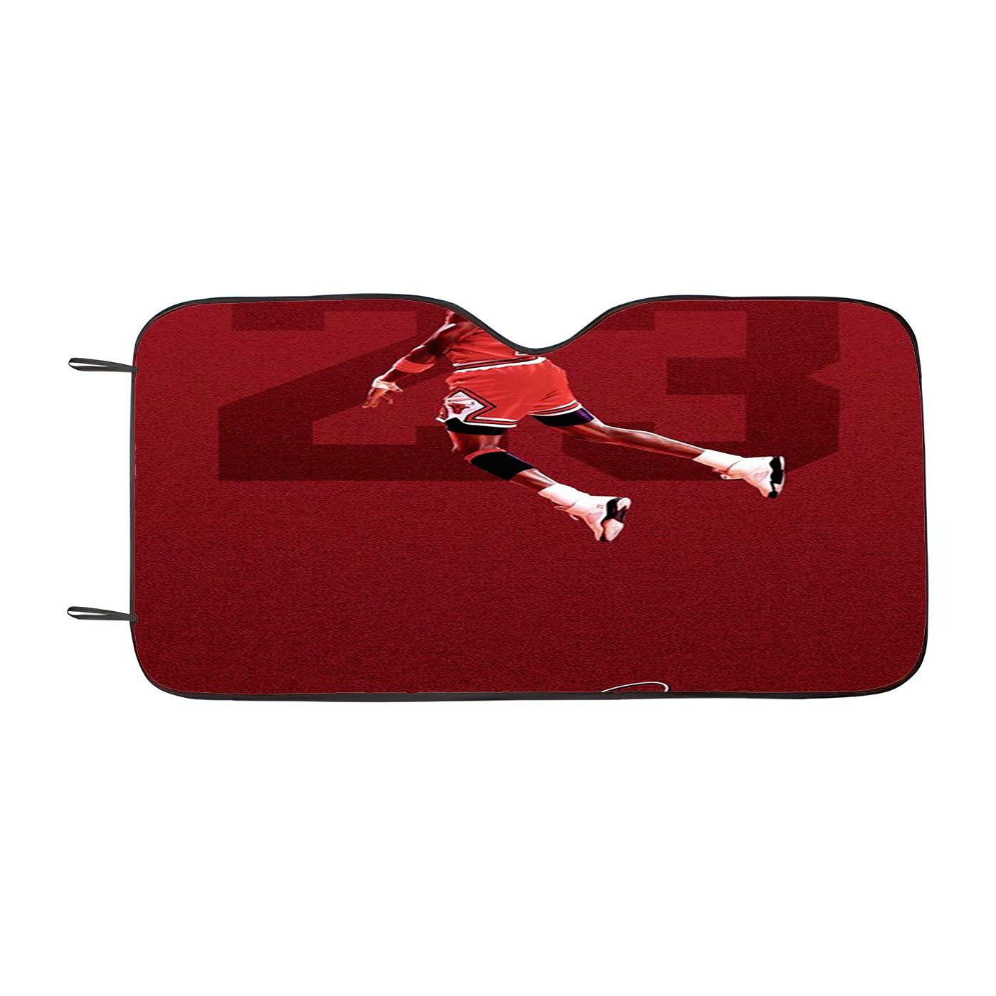 Michael Jordan Red Signature Car Auto Sun Shade Windshield Cover