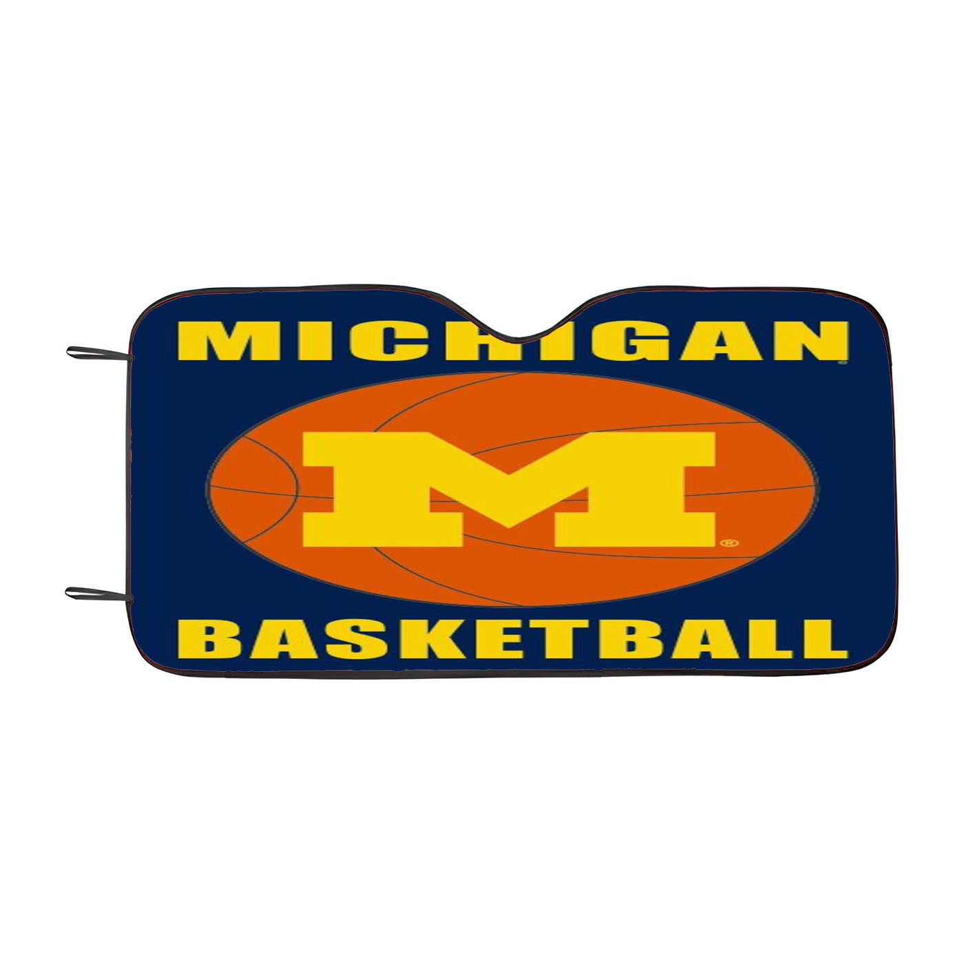 Michigan Basketball Car Auto Sun Shade Windshield Cover
