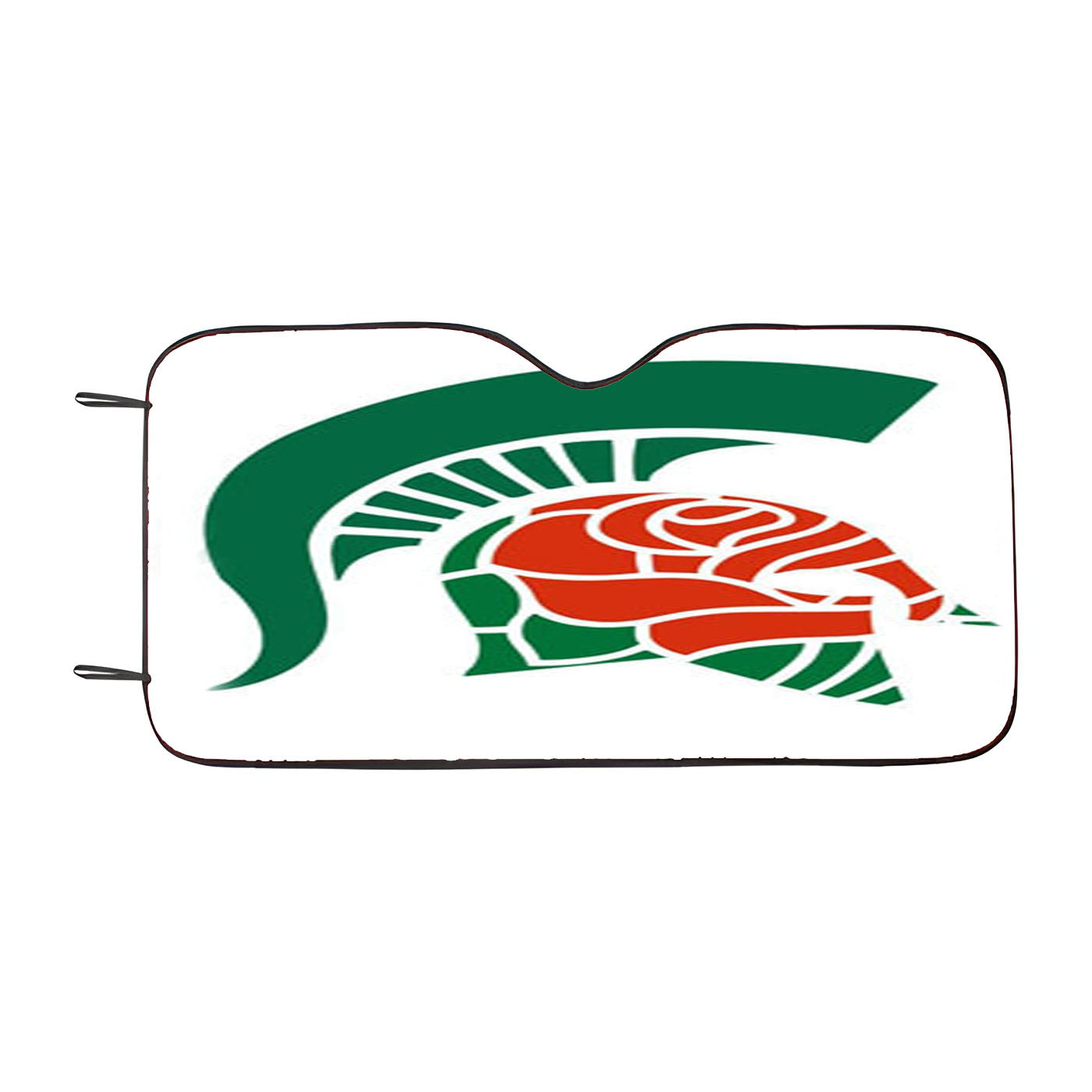 Michigan Spartan Roses Car Auto Sun Shade Windshield Cover