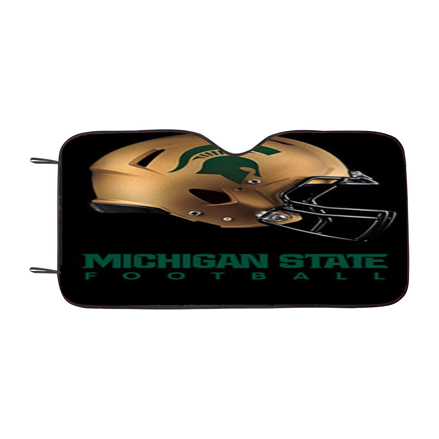 Michigan State Football Car Auto Sun Shade Windshield Cover