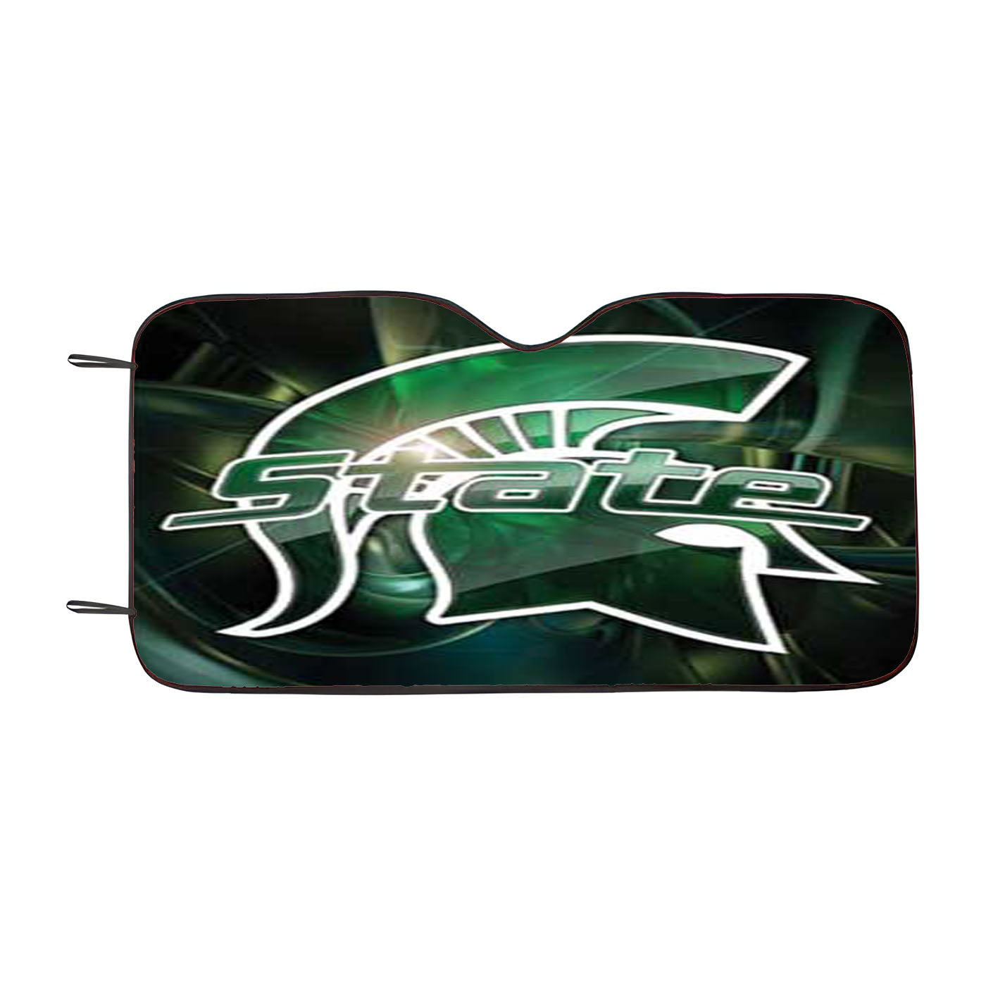 Michigan State Nike Car Auto Sun Shade Windshield Cover