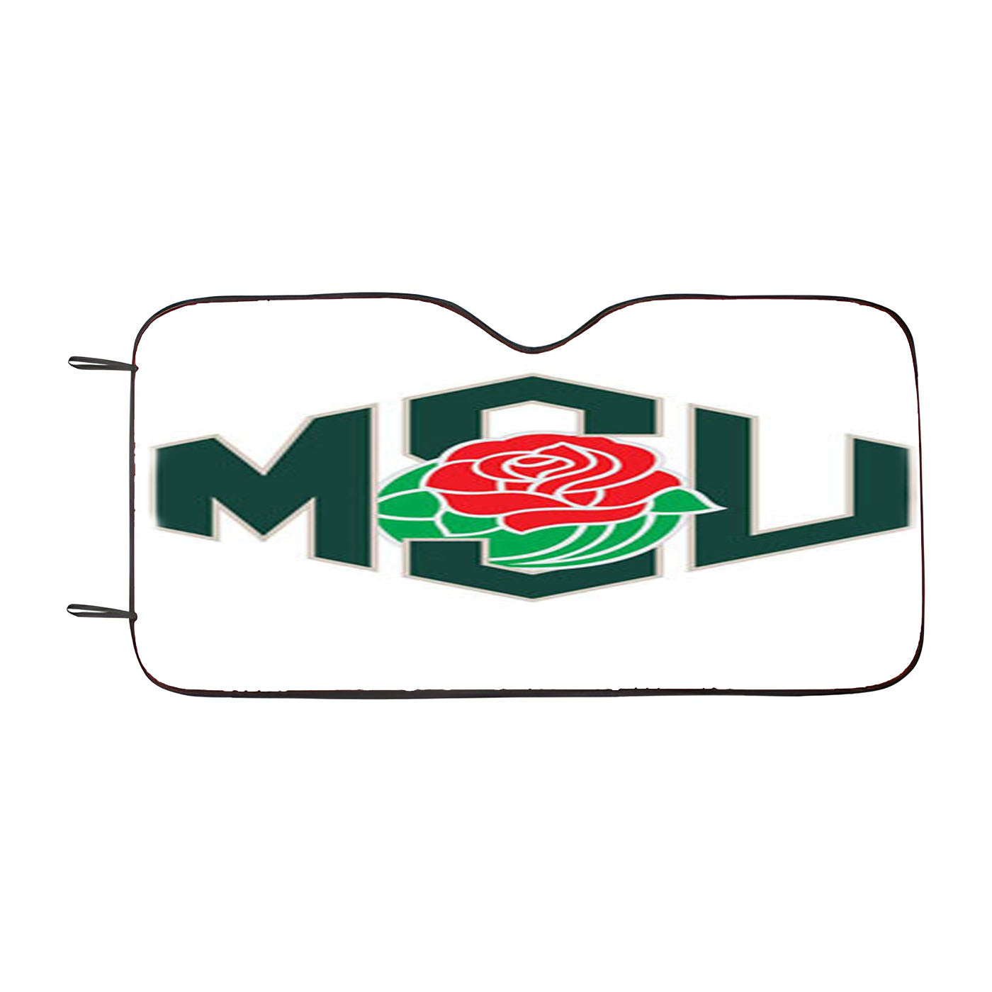 Michigan State Rose Car Auto Sun Shade Windshield Cover