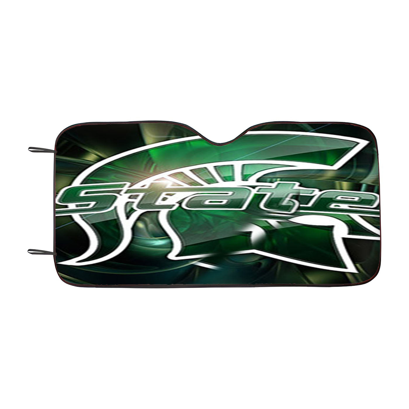 Michigan State Spartans Football University Car Auto Sun Shade Windshield Cover