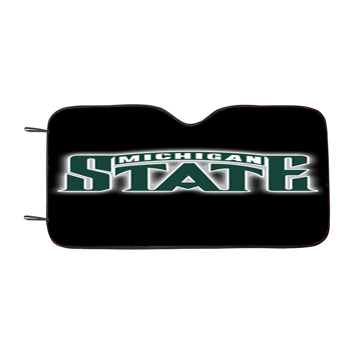 Michigan State Text Car Auto Sun Shade Windshield Cover