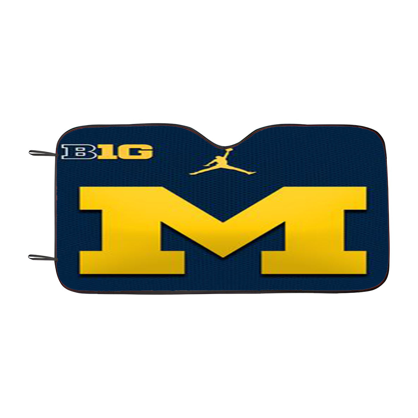 Michigan Wolverines Blue Logo Car Auto Sun Shade Windshield Cover