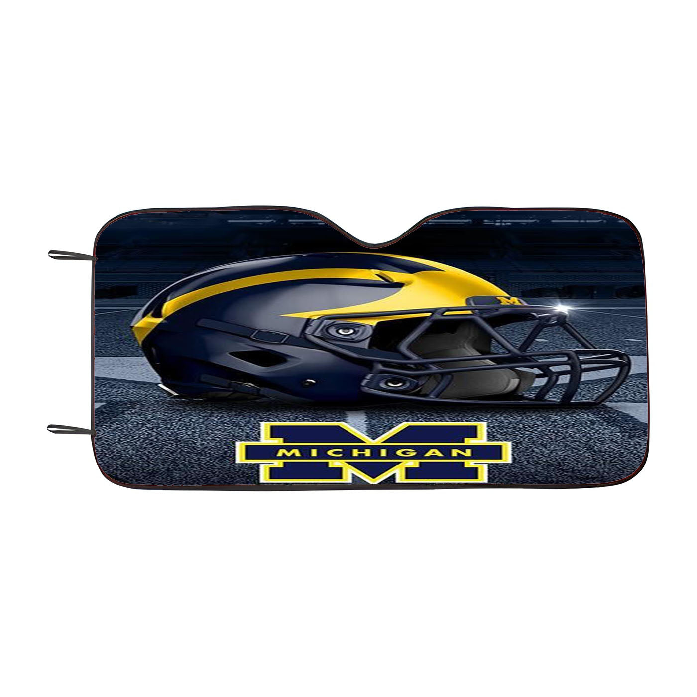 Michigan Wolverines Football 3 Car Auto Sun Shade Windshield Cover