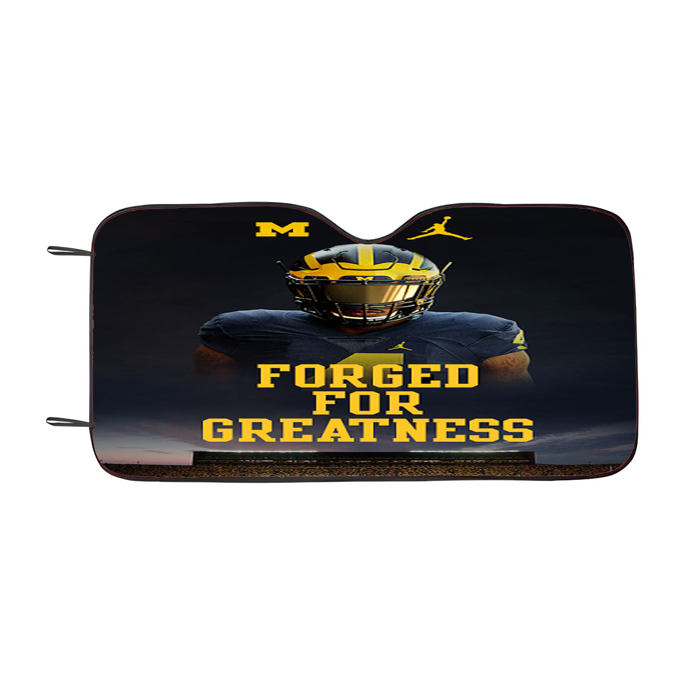 Michigan Wolverines For Greatness Car Auto Sun Shade Windshield Cover