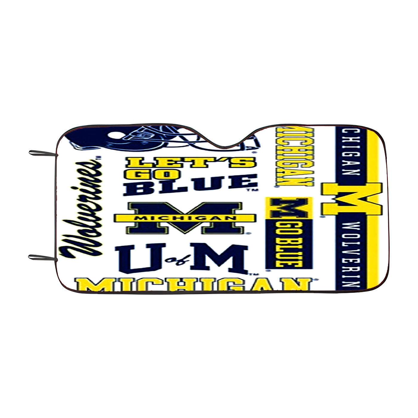 Michigan Wolverines Team Car Auto Sun Shade Windshield Cover
