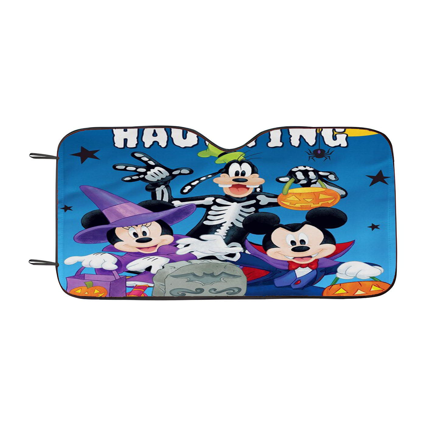 Mickey And Friends Halloween Car Auto Sun Shade Windshield Cover