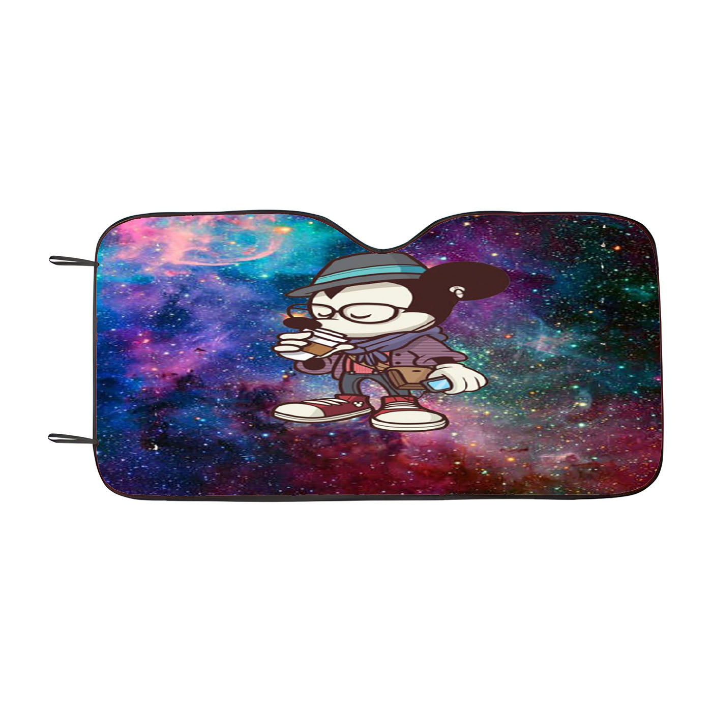 Mickey Mouse Hipster Ga Car Auto Sun Shade Windshield Cover