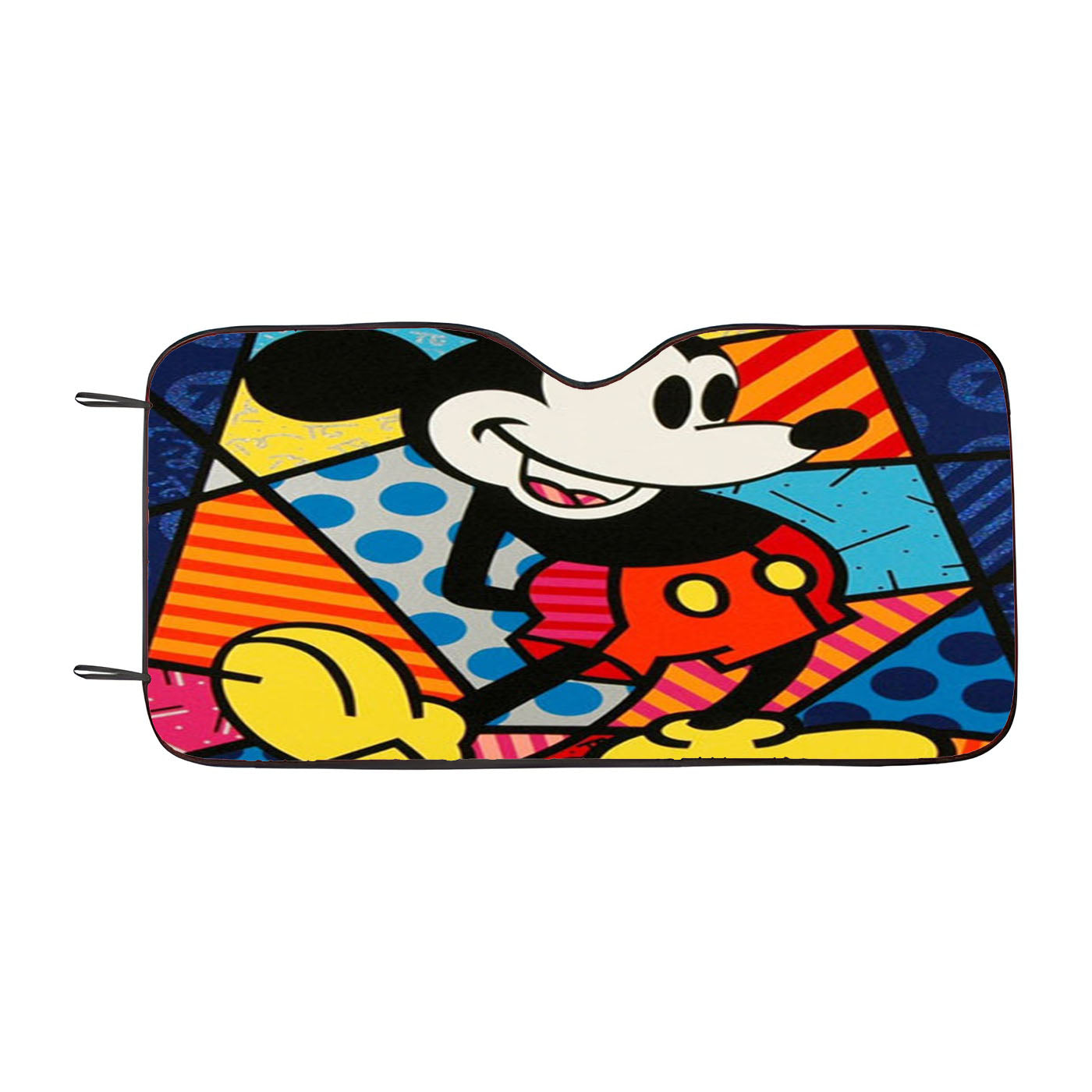 Mickey Mouse Romero Britto Car Auto Sun Shade Windshield Cover