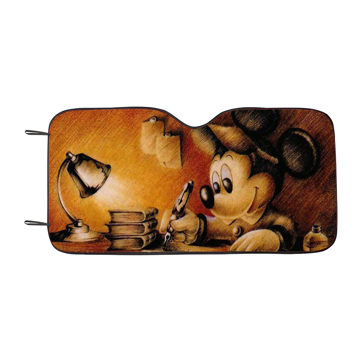 Mickey Mouse Sketch Car Auto Sun Shade Windshield Cover