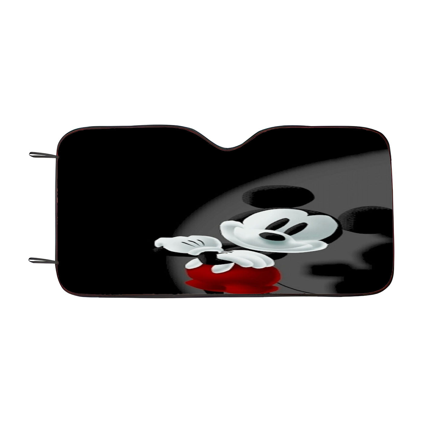 Mickey Mouse Spotlight Black Car Auto Sun Shade Windshield Cover