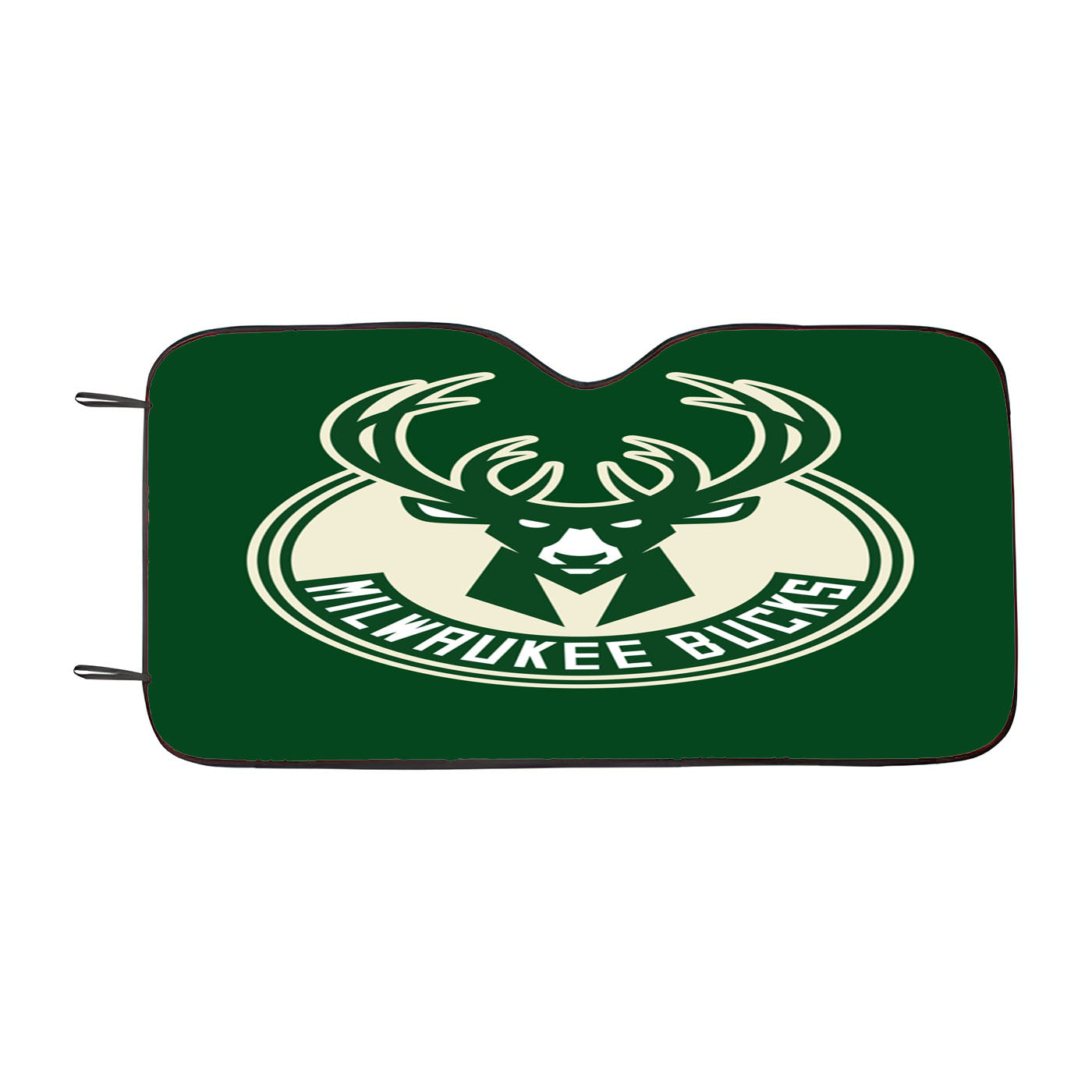 Milwauke Bucks Car Auto Sun Shade Windshield Cover