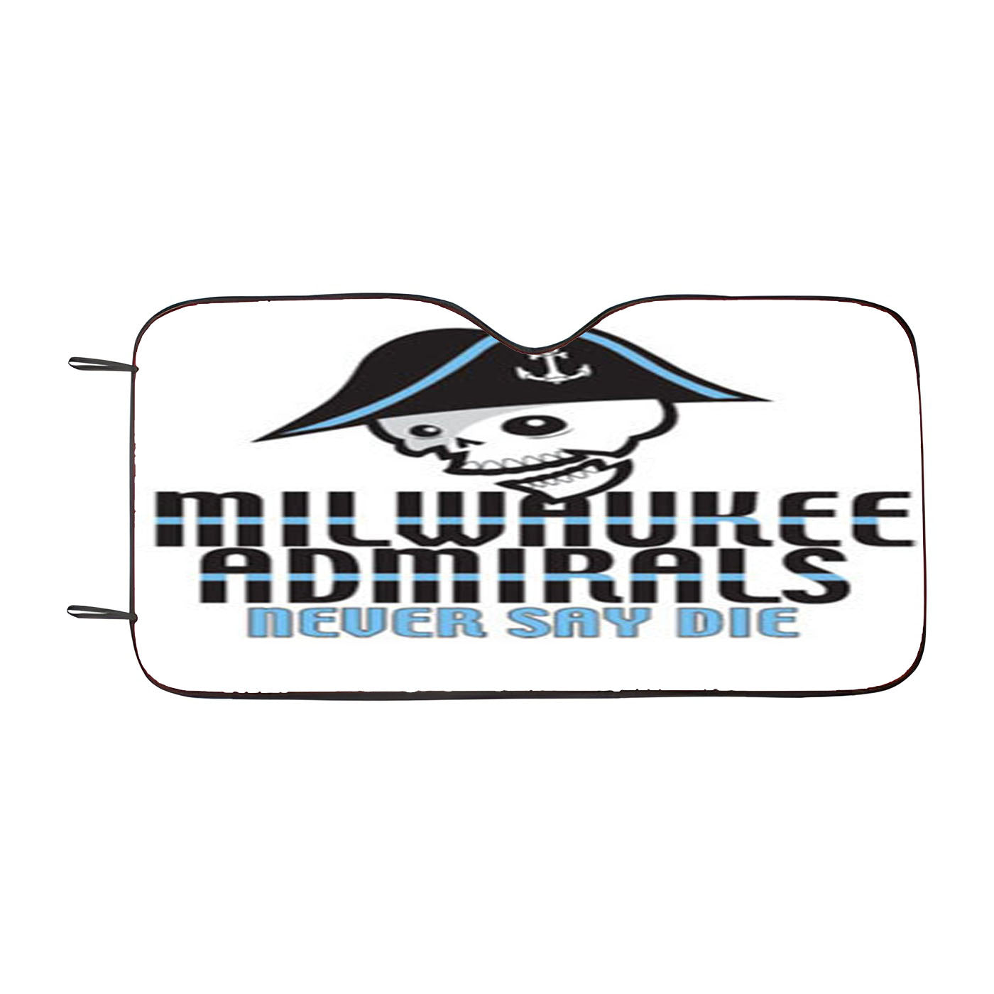 Milwaukee Admirals Hook Car Auto Sun Shade Windshield Cover