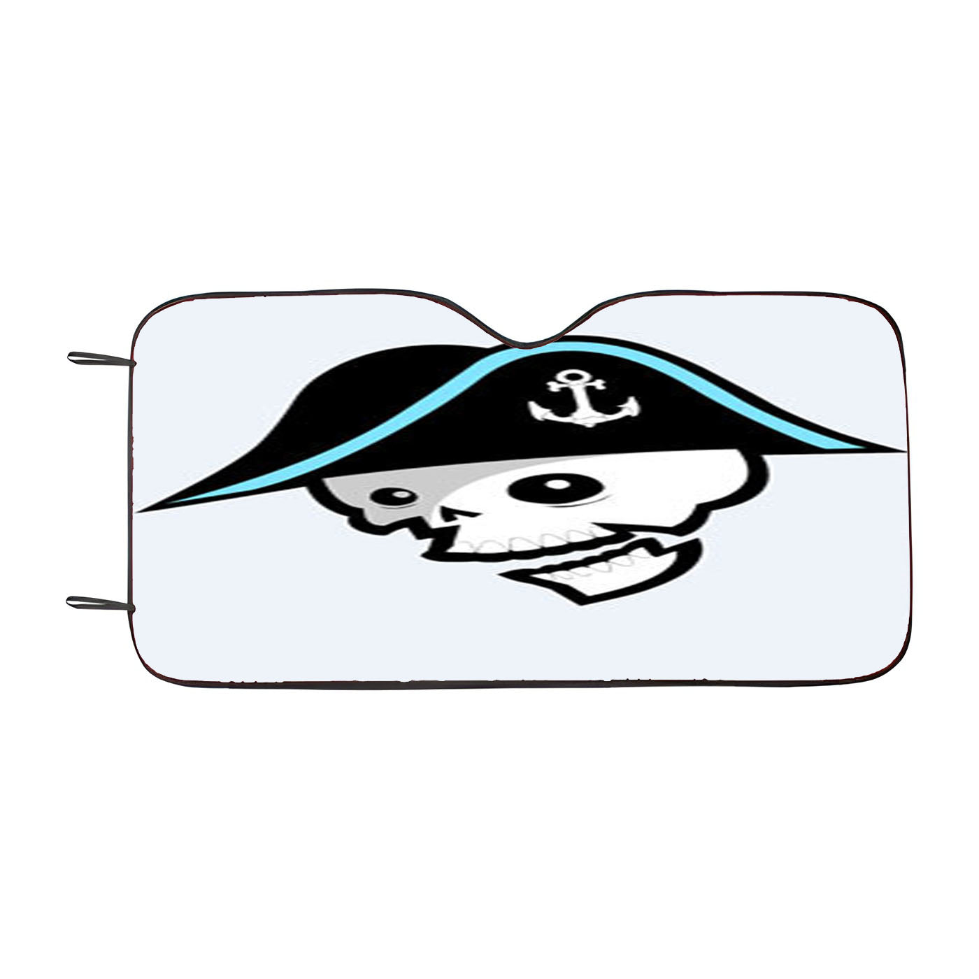 Milwaukee Admirals Hook Face Car Auto Sun Shade Windshield Cover