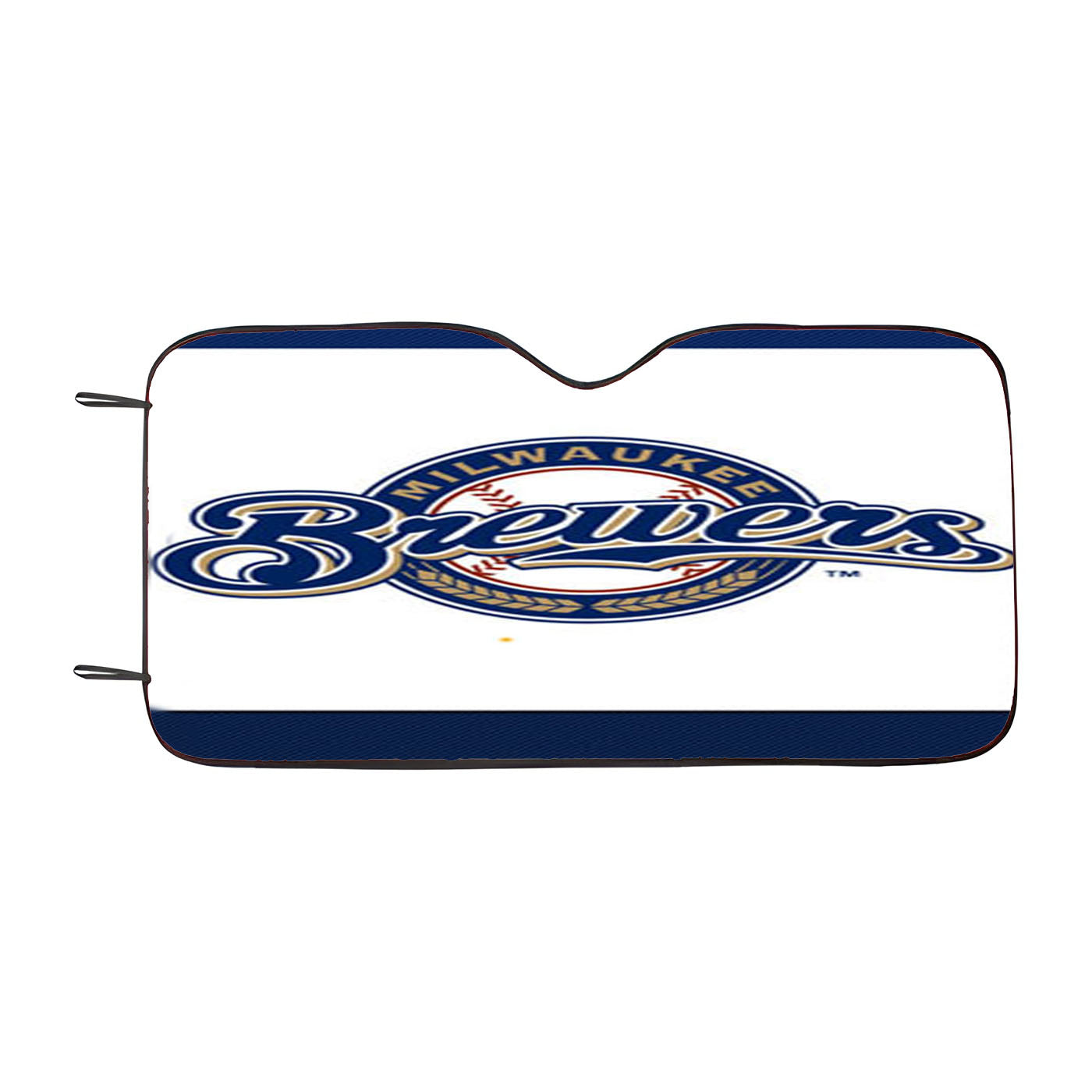 Milwaukee Brewers Baseball Car Auto Sun Shade Windshield Cover