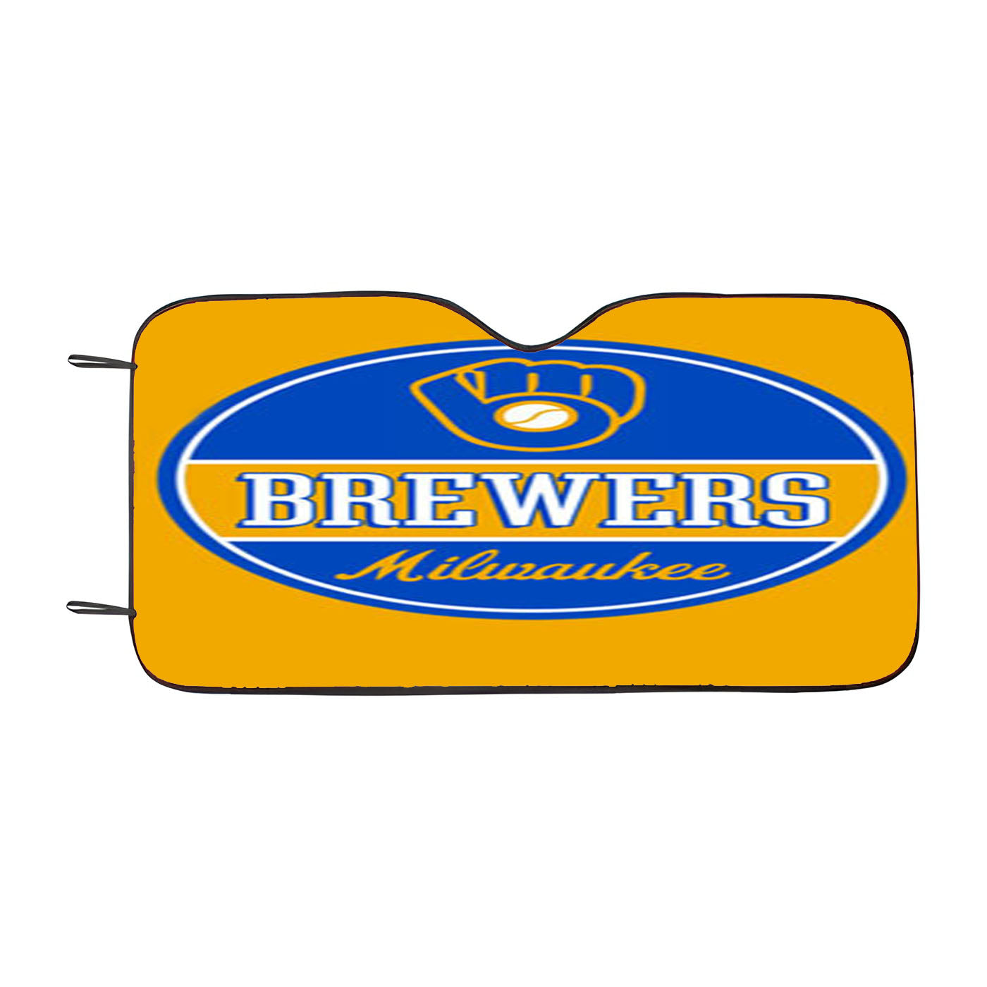 Milwaukee Brewers Icon Car Auto Sun Shade Windshield Cover