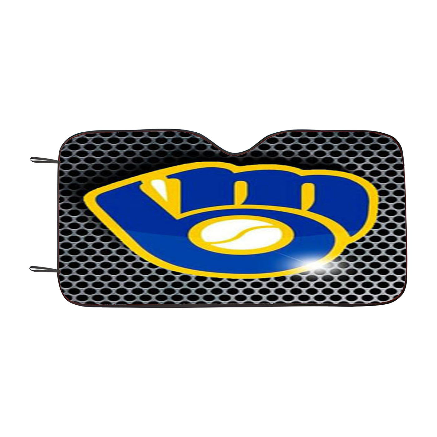 Milwaukee Brewers Light Car Auto Sun Shade Windshield Cover