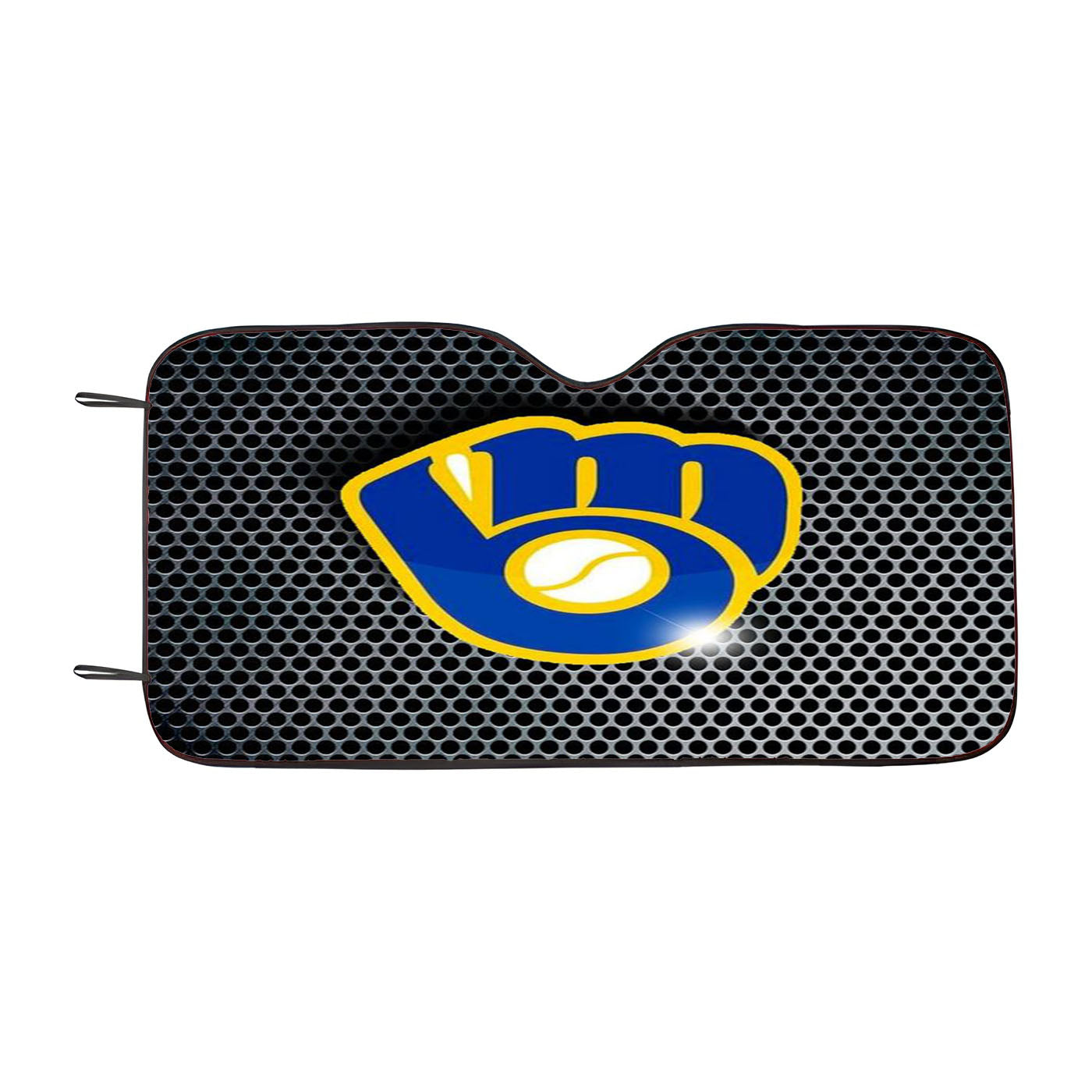 Milwaukee Brewers Logo Car Auto Sun Shade Windshield Cover