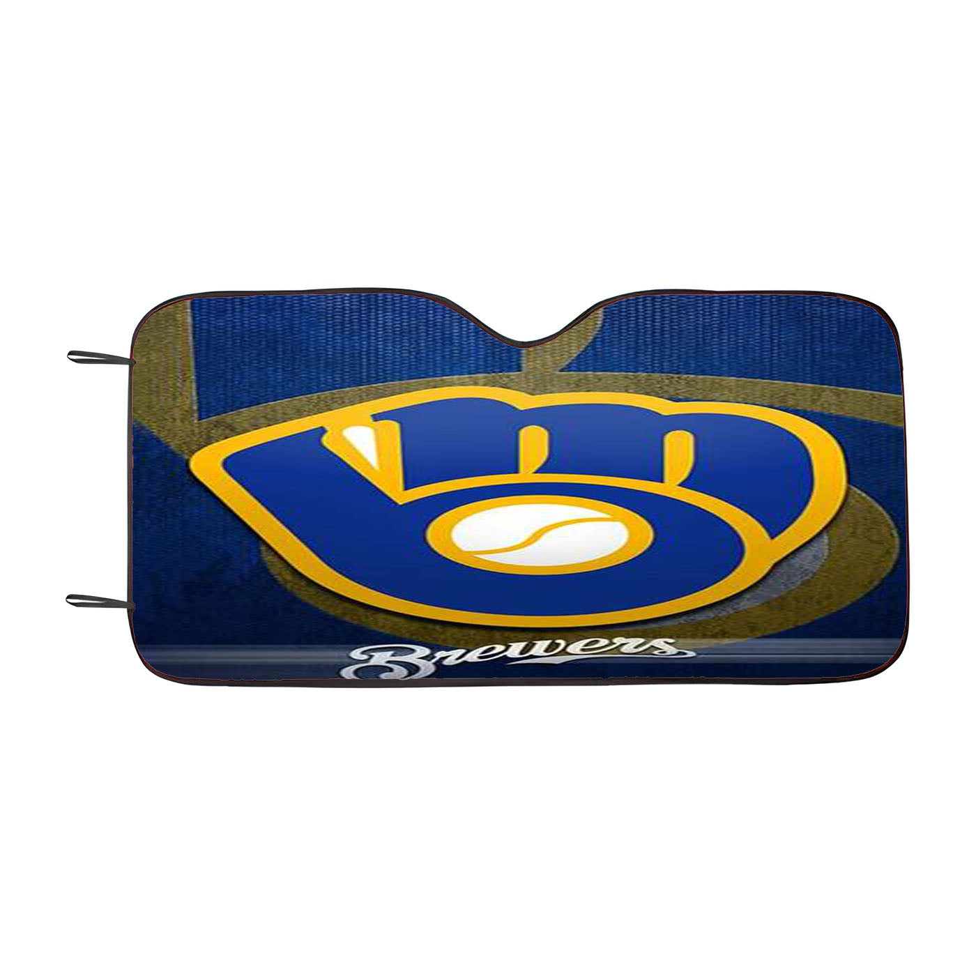 Milwaukee Brewers Mlb Car Auto Sun Shade Windshield Cover